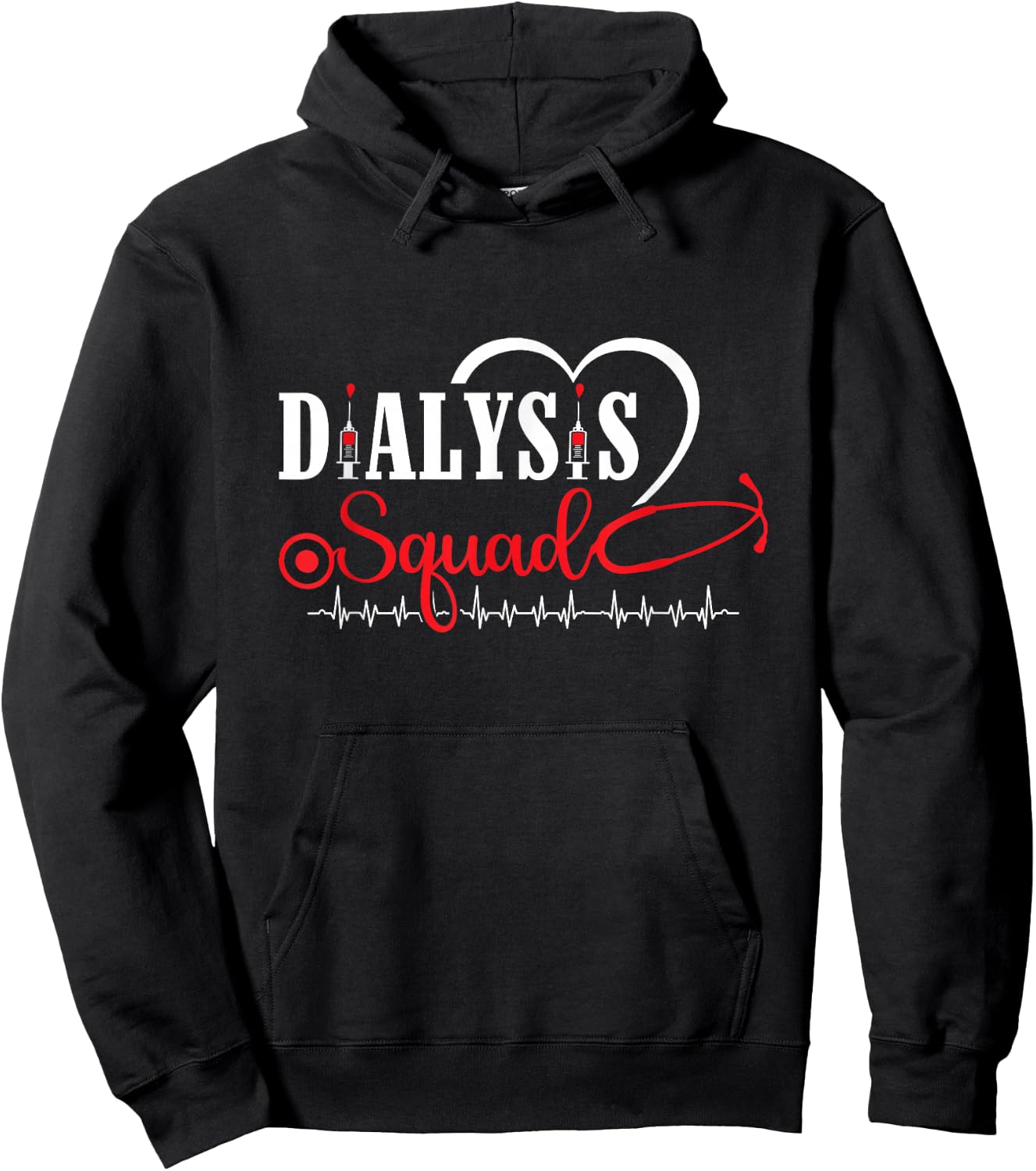 Dialysis Squad Dialysis Technician Hemodialysis Nephrology Hoodie - Hoodie | Black