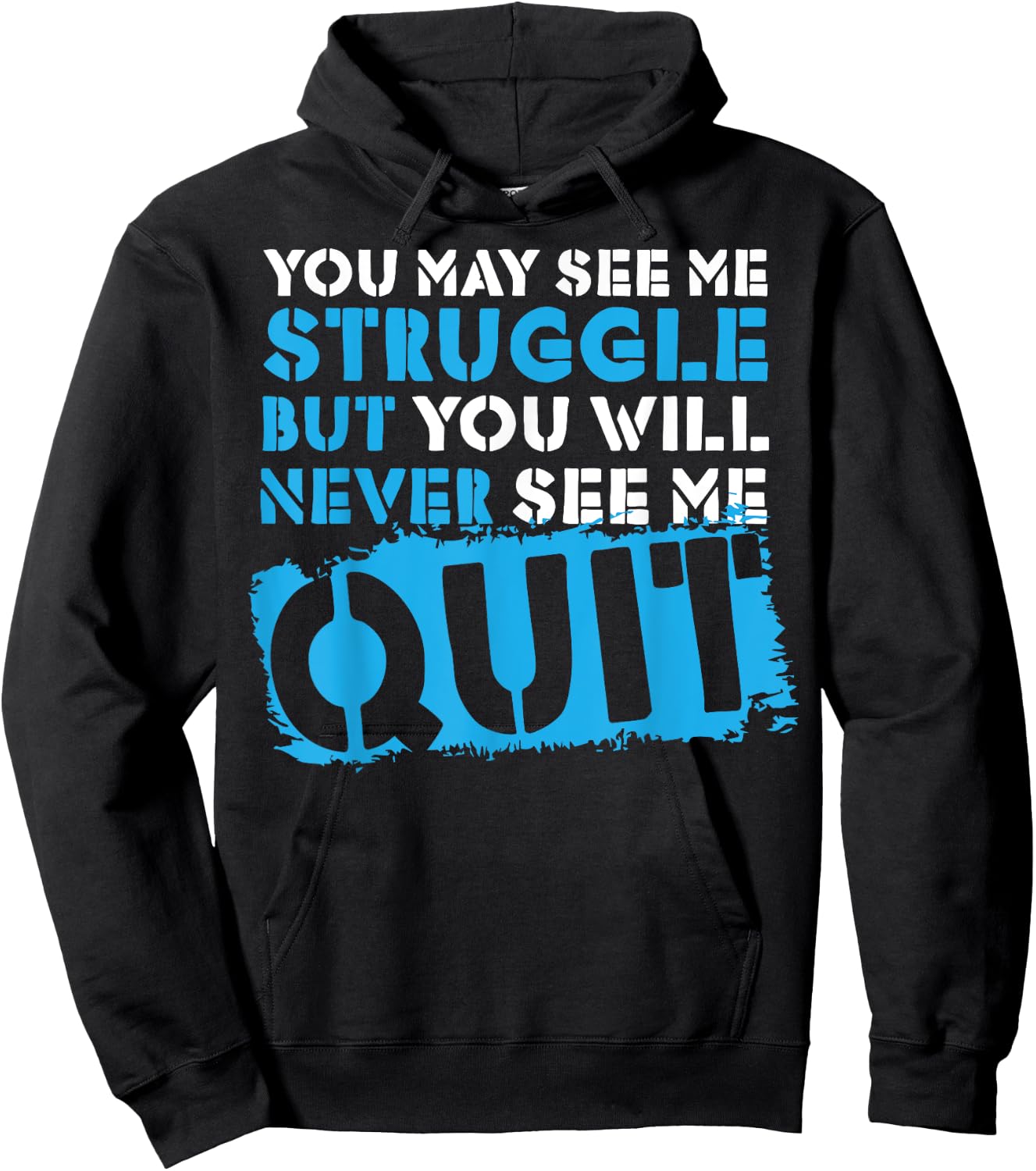Inspiring Workout Inspiration Motivational Saying Men Women Hoodie - Hoodie | Black