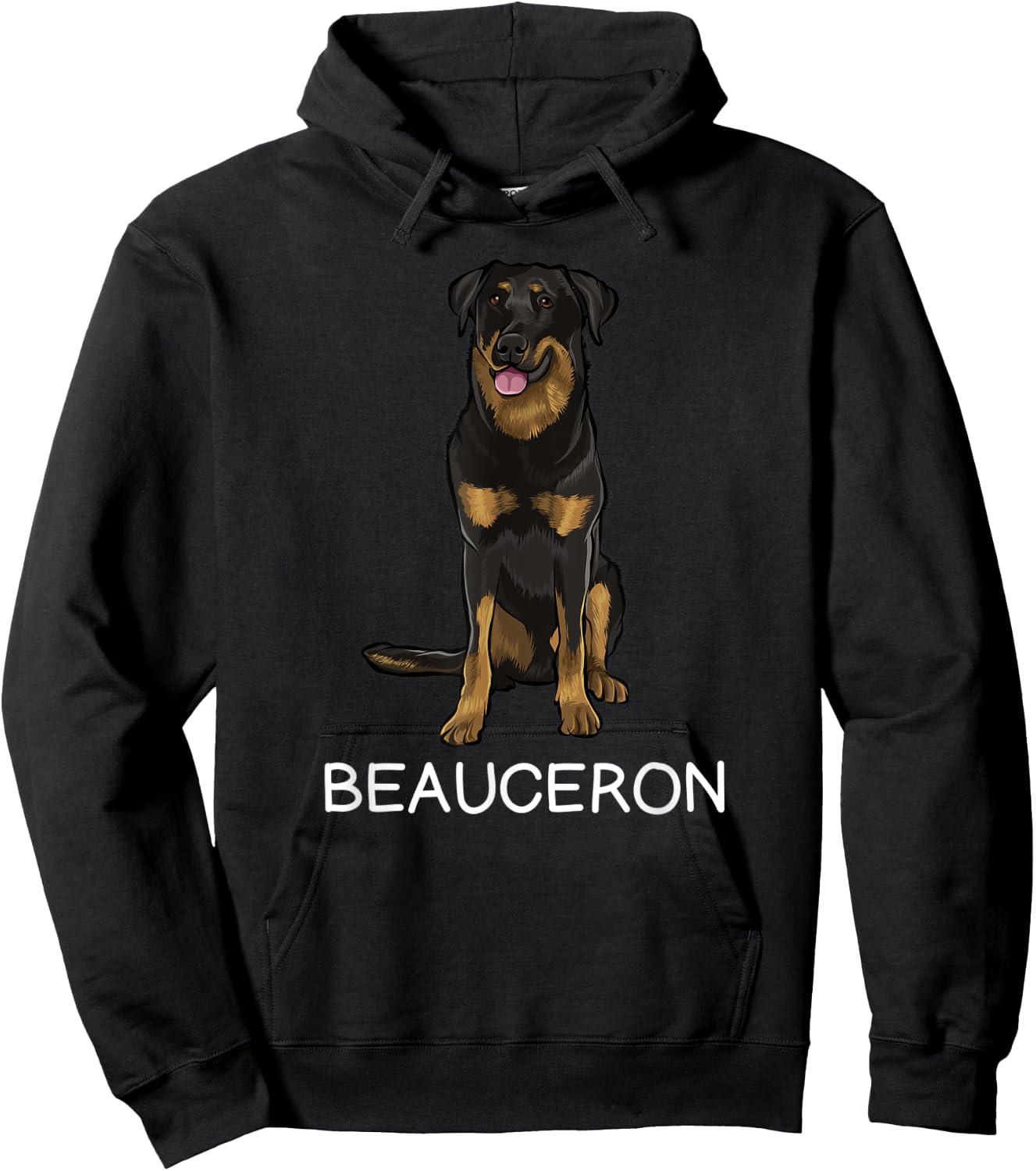 Beauceron Crazy Dog Lover Hoodie - Hoodie | Black