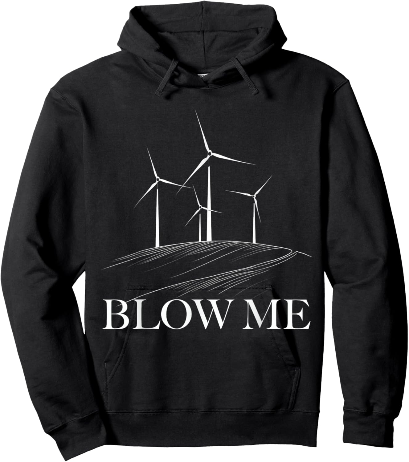 Wind Power Windmill Turbine Technician Engineer Funny Hoodie - Hoodie | Black