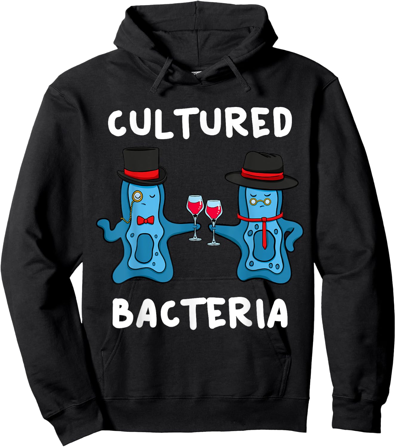 Cultured Bacteria Bacteriologist Bacteriologist Microbiologist Hoodie - Hoodie | Black