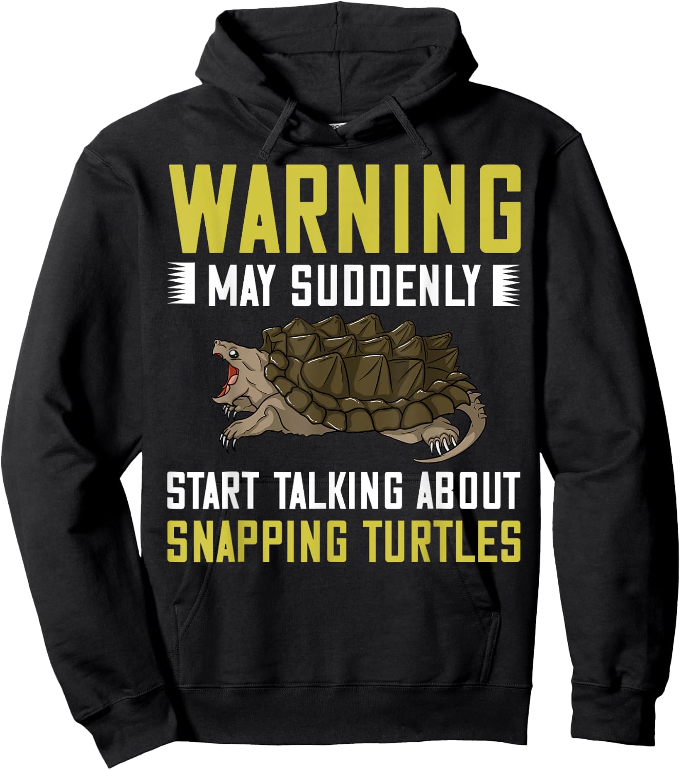 Snapping Turtle Alligator Pet Shell Hoodie - Hoodie | Black