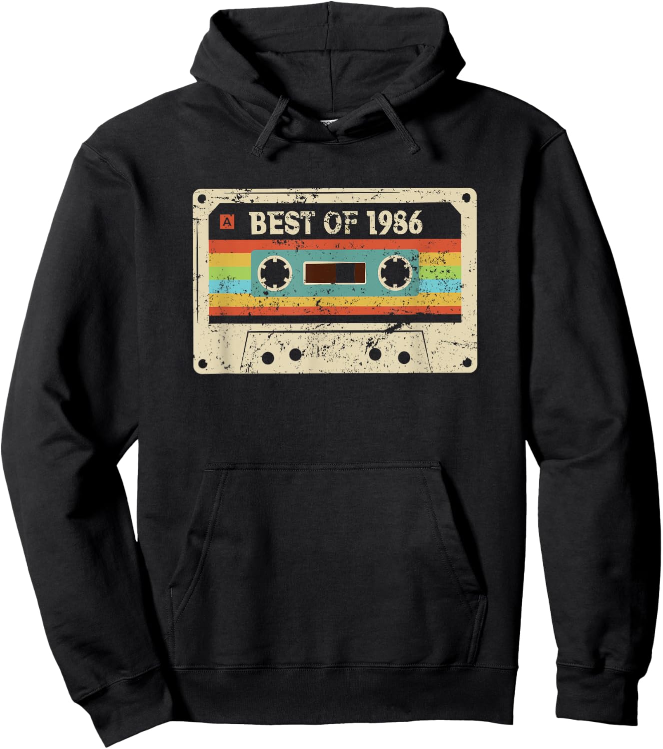 Best 1986 Vintage 39 Year Old Bday Men Women 39th Birthday Hoodie - Hoodie | Black