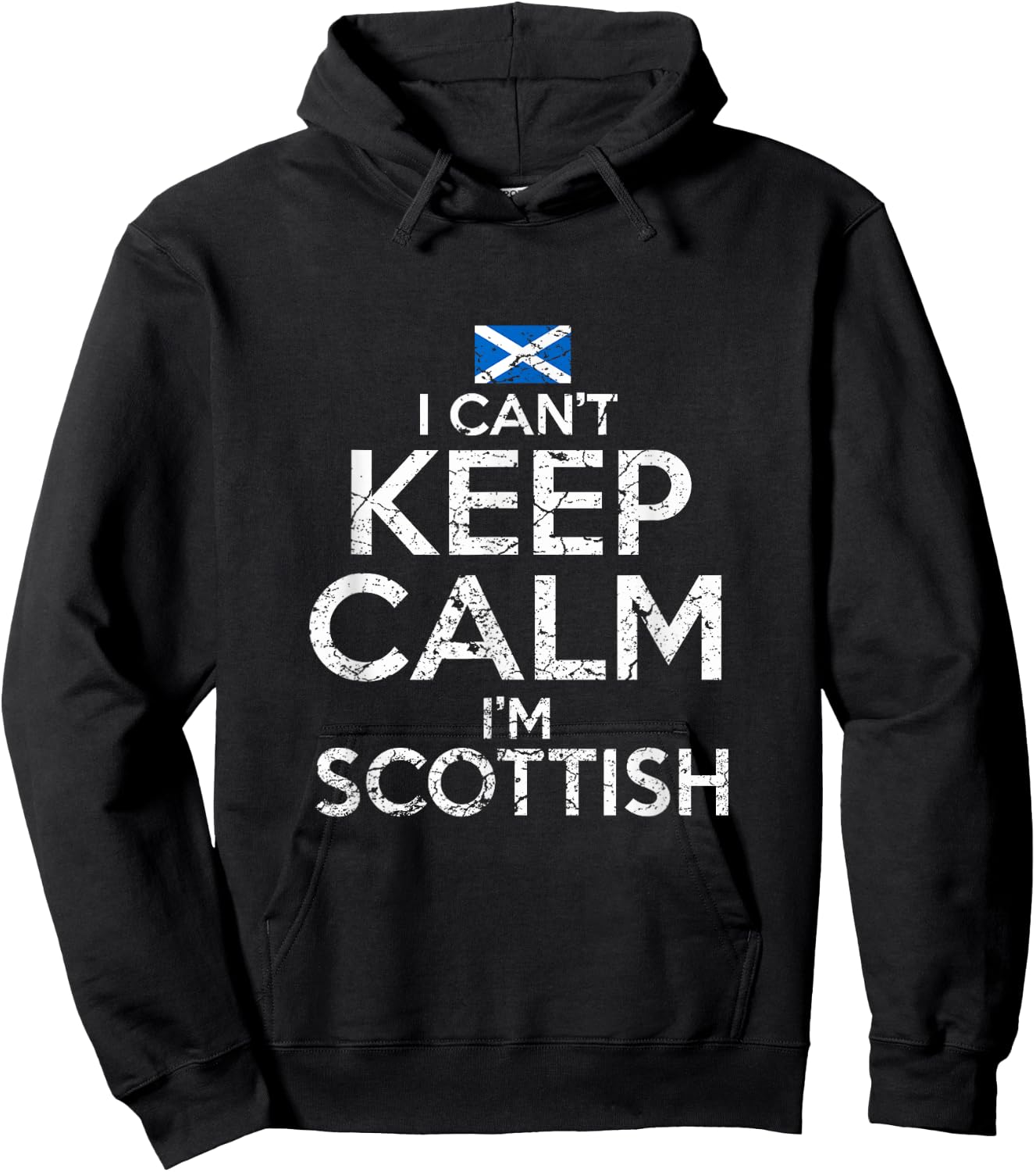 Scottish Roots Scotland Scots Can't Keep Calm Funny Hoodie - Hoodie | Black