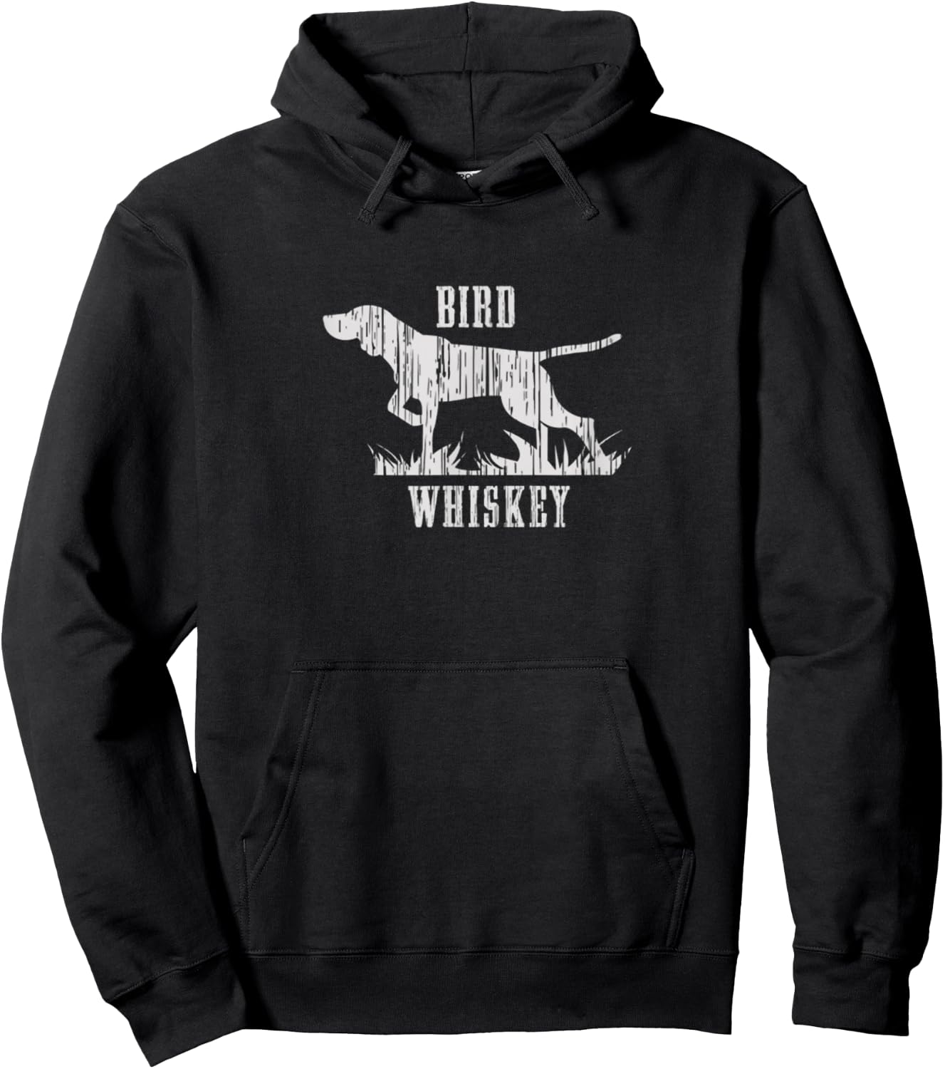 Bird Whiskey Dog Hoodie - Hoodie | Black