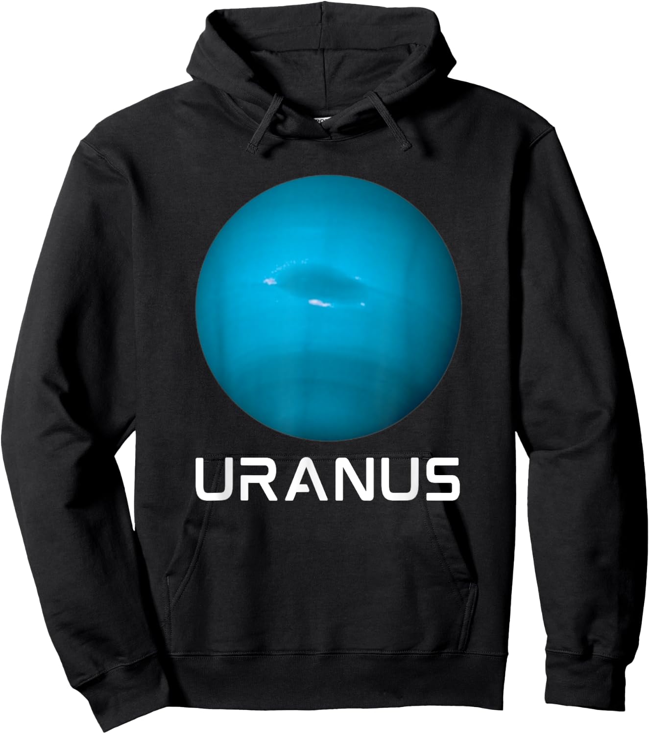 Solar System 7th Planet Uranus Outer Space Hoodie - Hoodie | Black