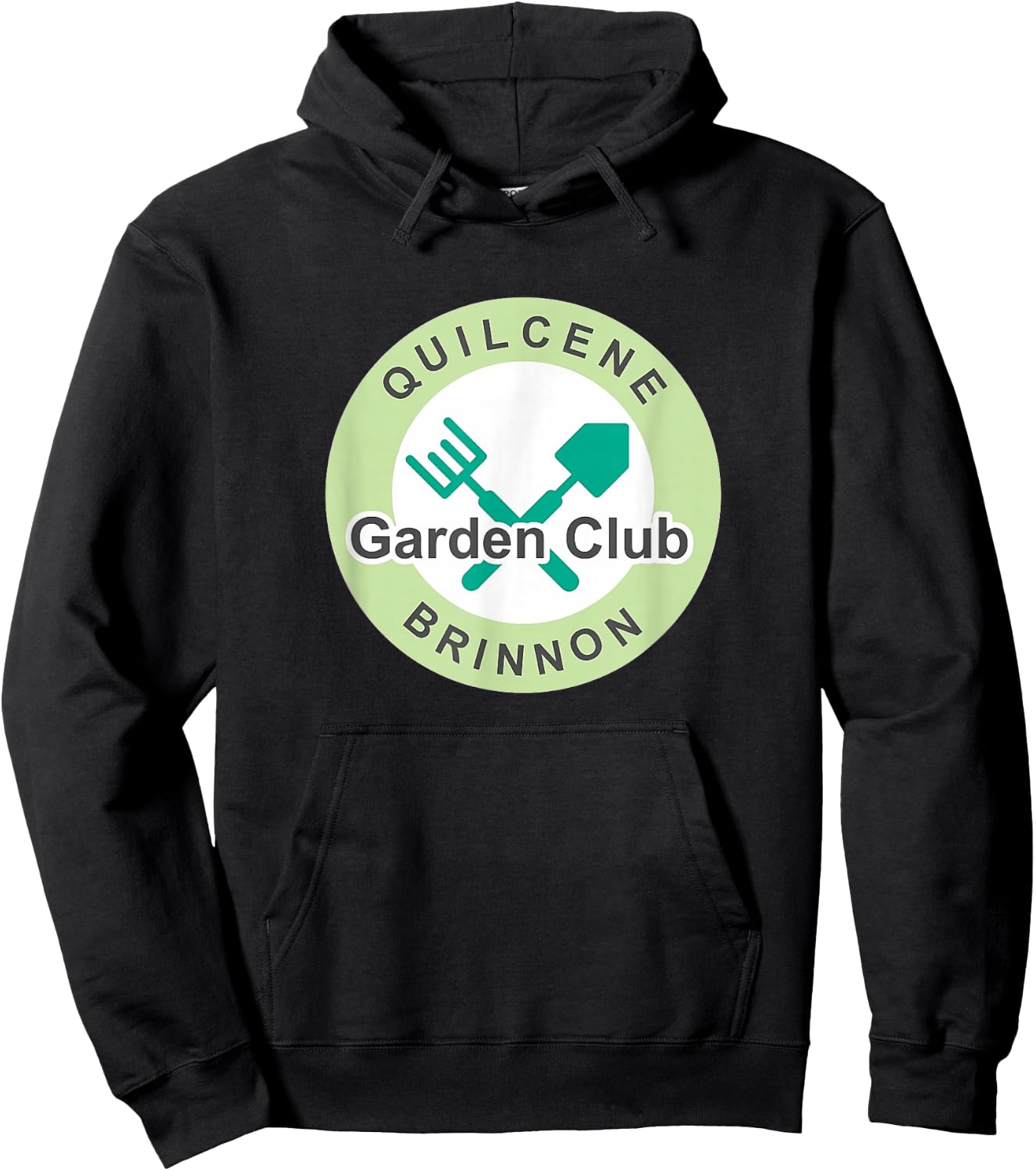 Quilcene Brinnon Garden Club Hoodie - Hoodie | Black