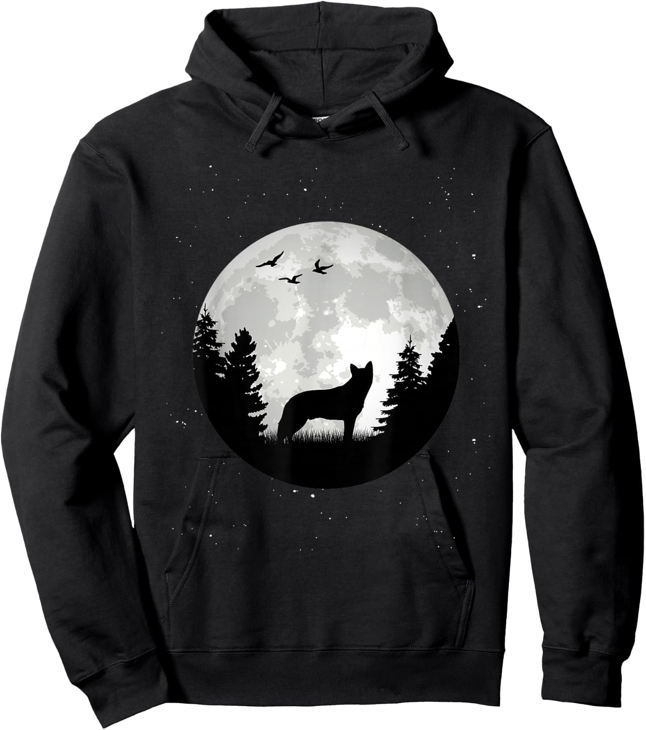 Australian Cattle Dog Moon Dog Owners Hoodie - Hoodie | Black