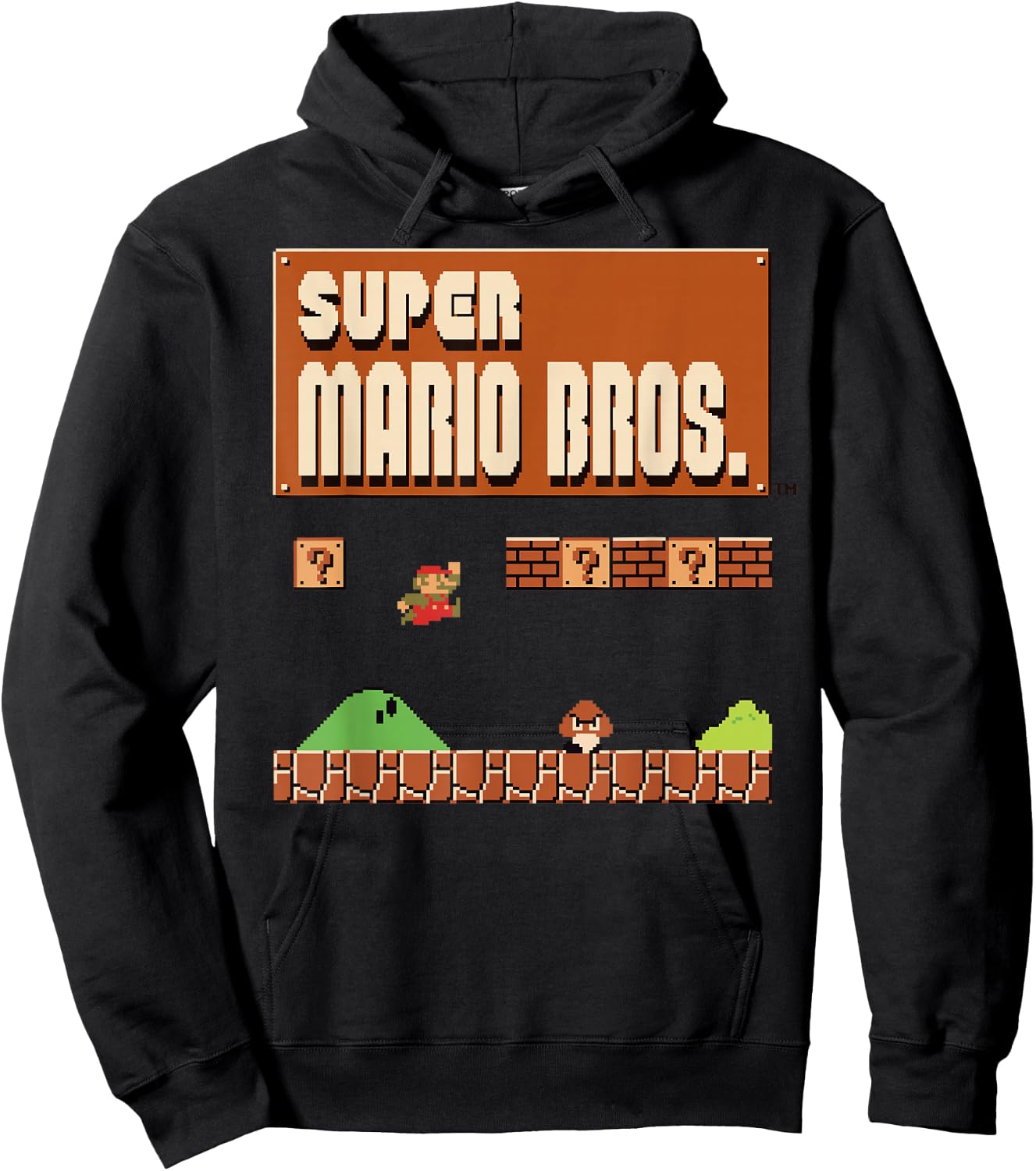 Super Mario Classic Game Play Poster Hoodie - Hoodie | Black