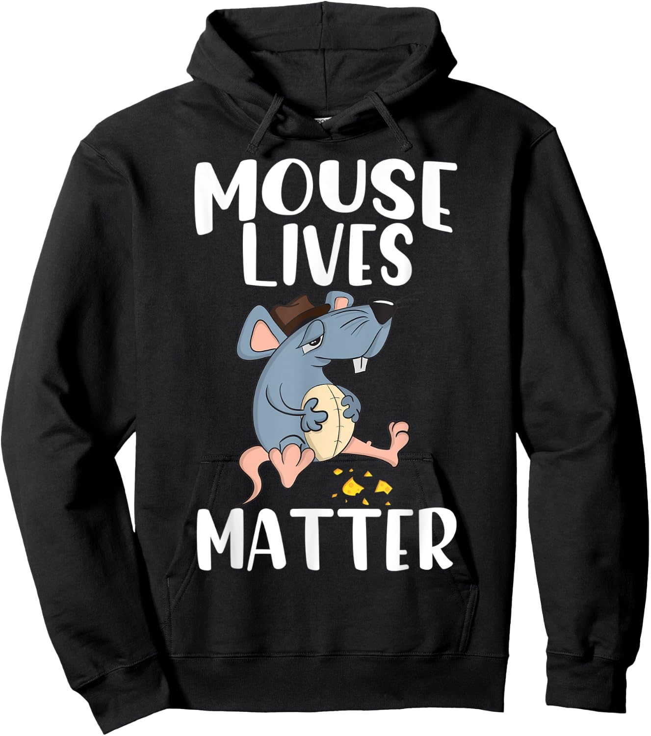Funny shirt Mice Design Mouse Lives Matter Hoodie - Hoodie | Black