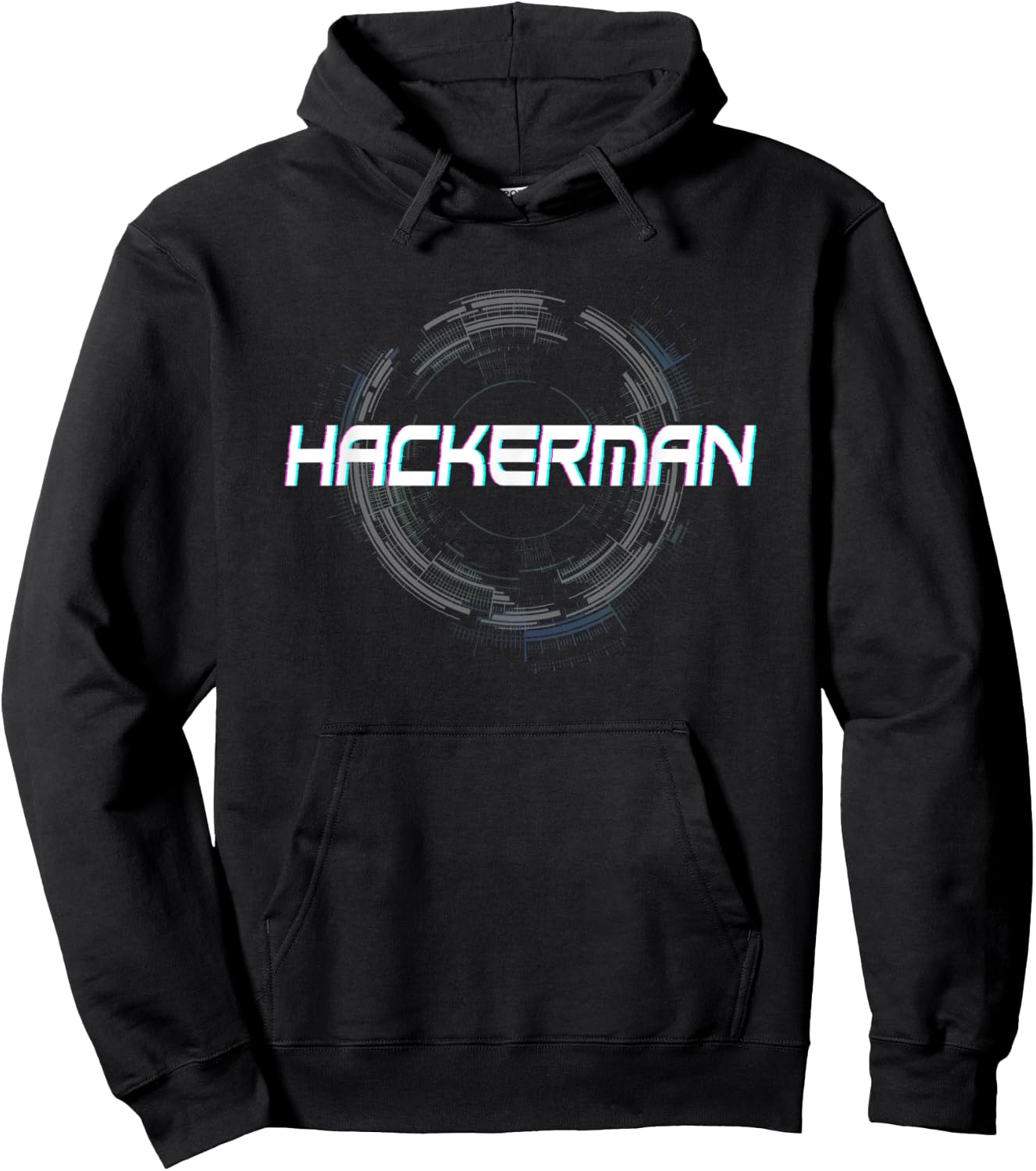 Hackerman - Funny Computer Hacker & White Hat Hacker Gift Hoodie - Hoodie | Black