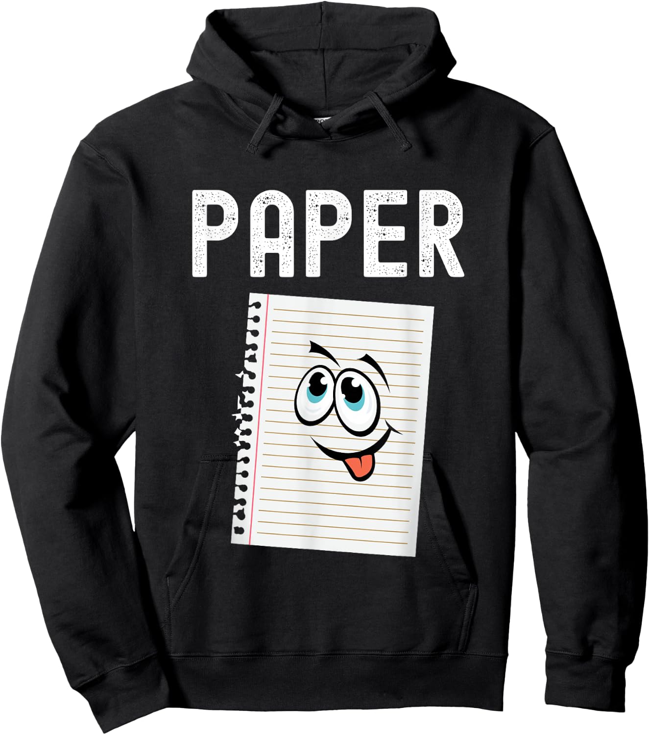 Rock Paper Scissors - Halloween Matching Group Costume Hoodie - Hoodie | Black