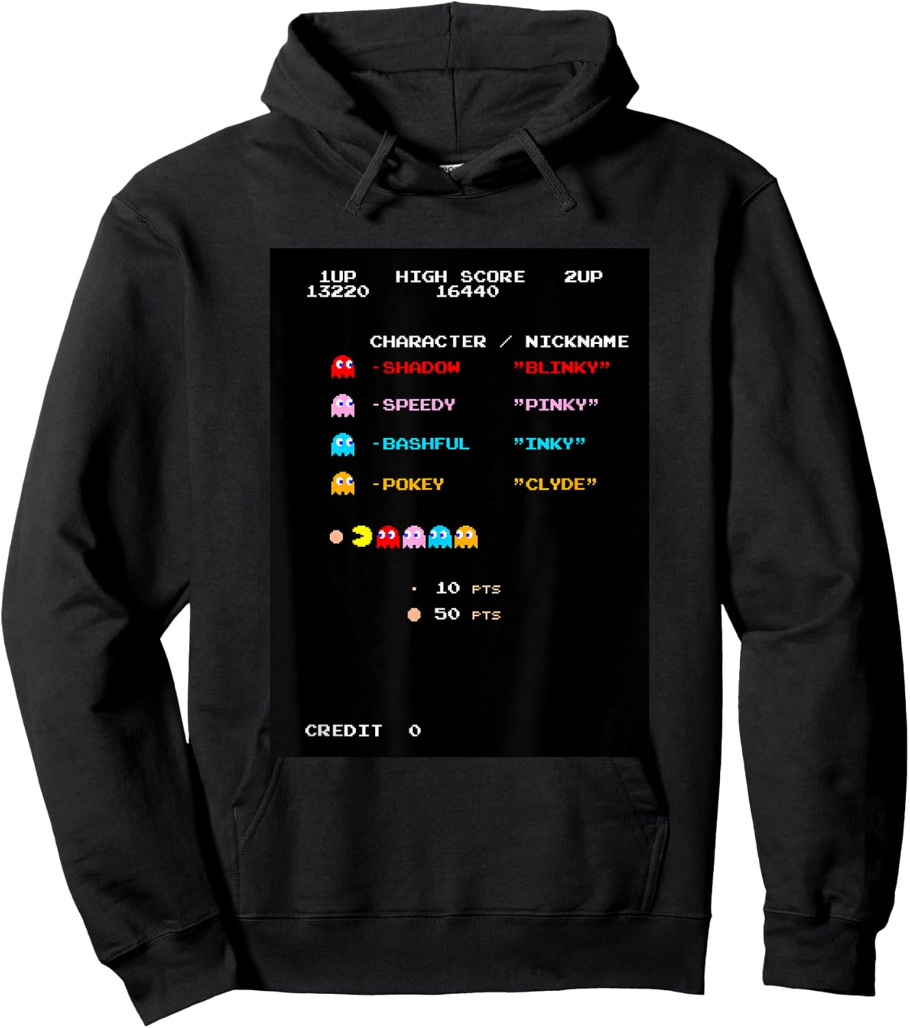 Pac-man Hoodie - Hoodie | Black