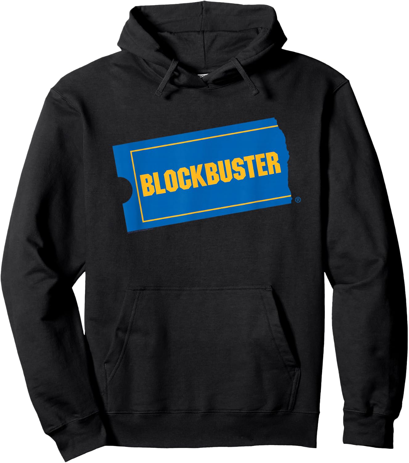 Blockbuster Be Kind. Rewind. Front & Back Retro Video Rental Hoodie - Hoodie | Black
