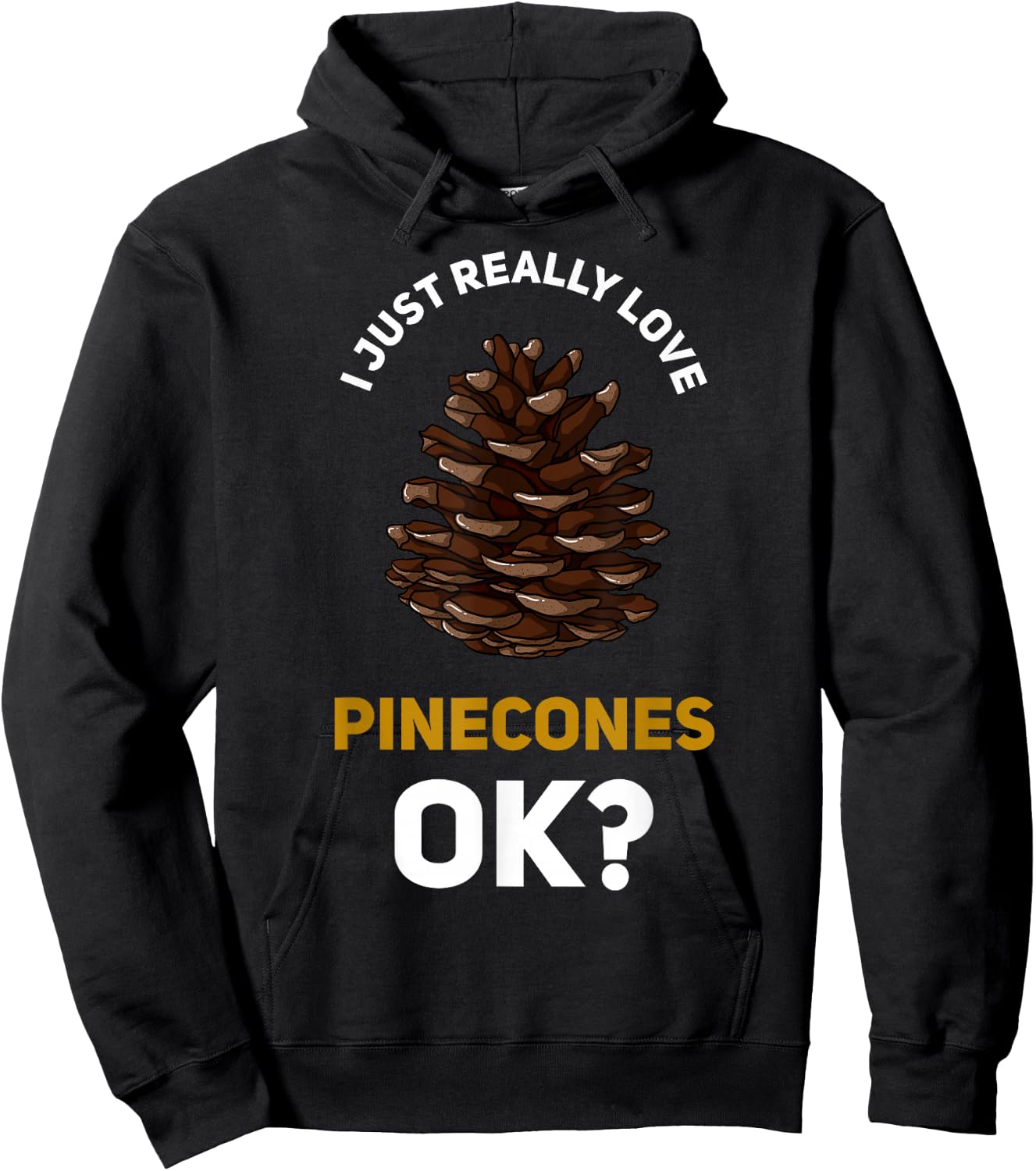 Pinecone Pine Cones Tree Hoodie - Hoodie | Black