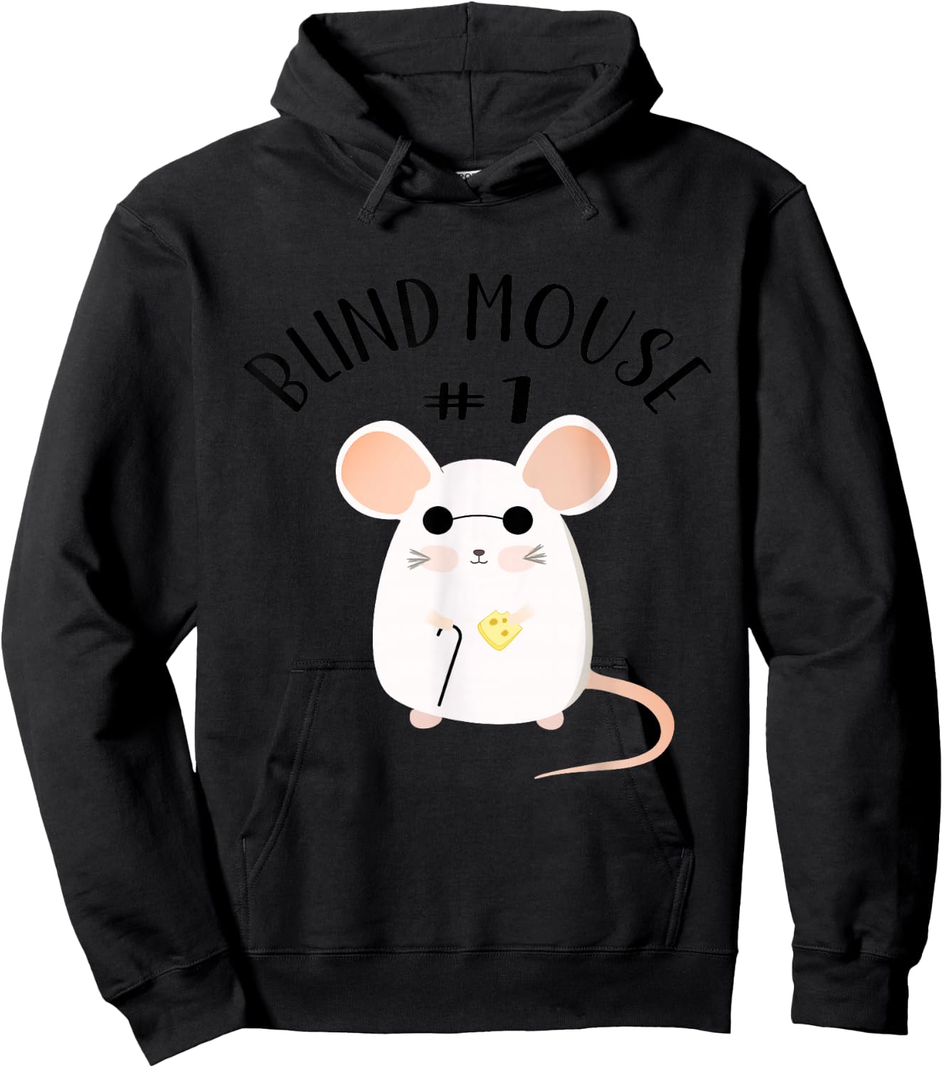 Three Blind Mice Costume - Halloween Matching Group Mouse #1 Hoodie - Hoodie | Black