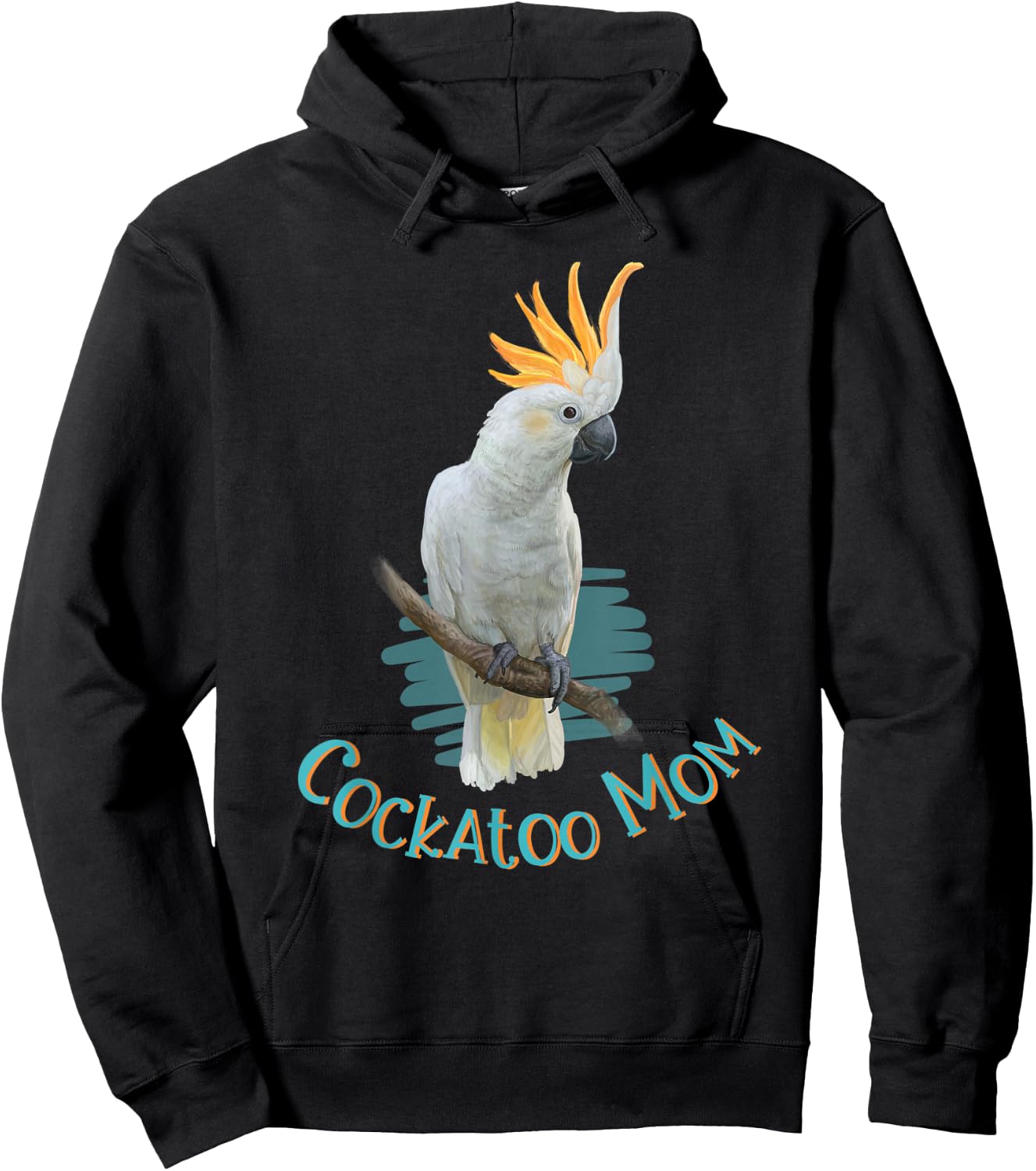 Pet Cockatoo Parrot Bird Mom Tropical Gift Hoodie - Hoodie | Black