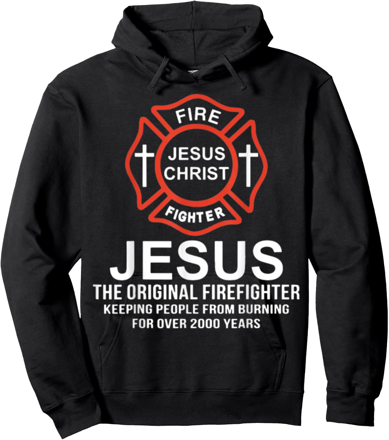 Fire Jesus Christ Fighter Jesus The Original Firef Hoodie - Hoodie | Black