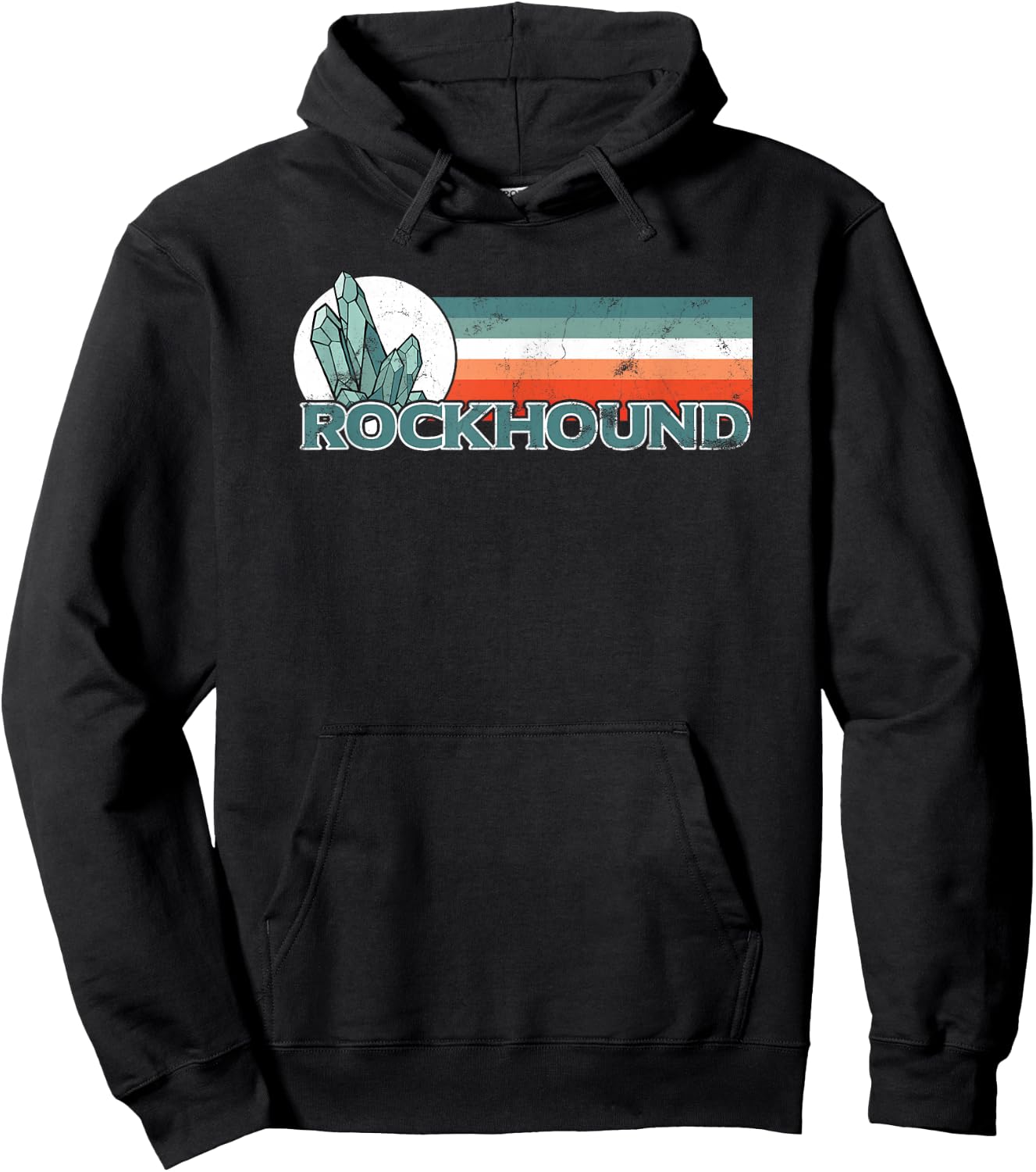 Rock Collector Rockhound Crystal Hunting Vintage Geology Hoodie - Hoodie | Black