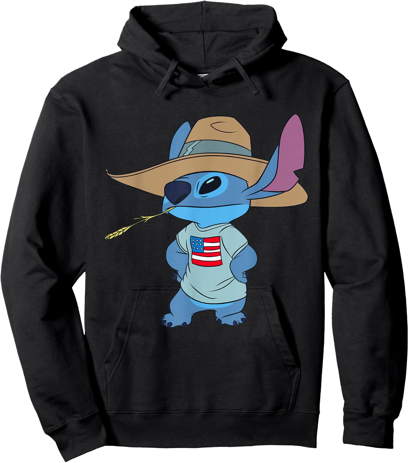 Disney Lilo and Stitch Americana Hoodie - Hoodie | Black