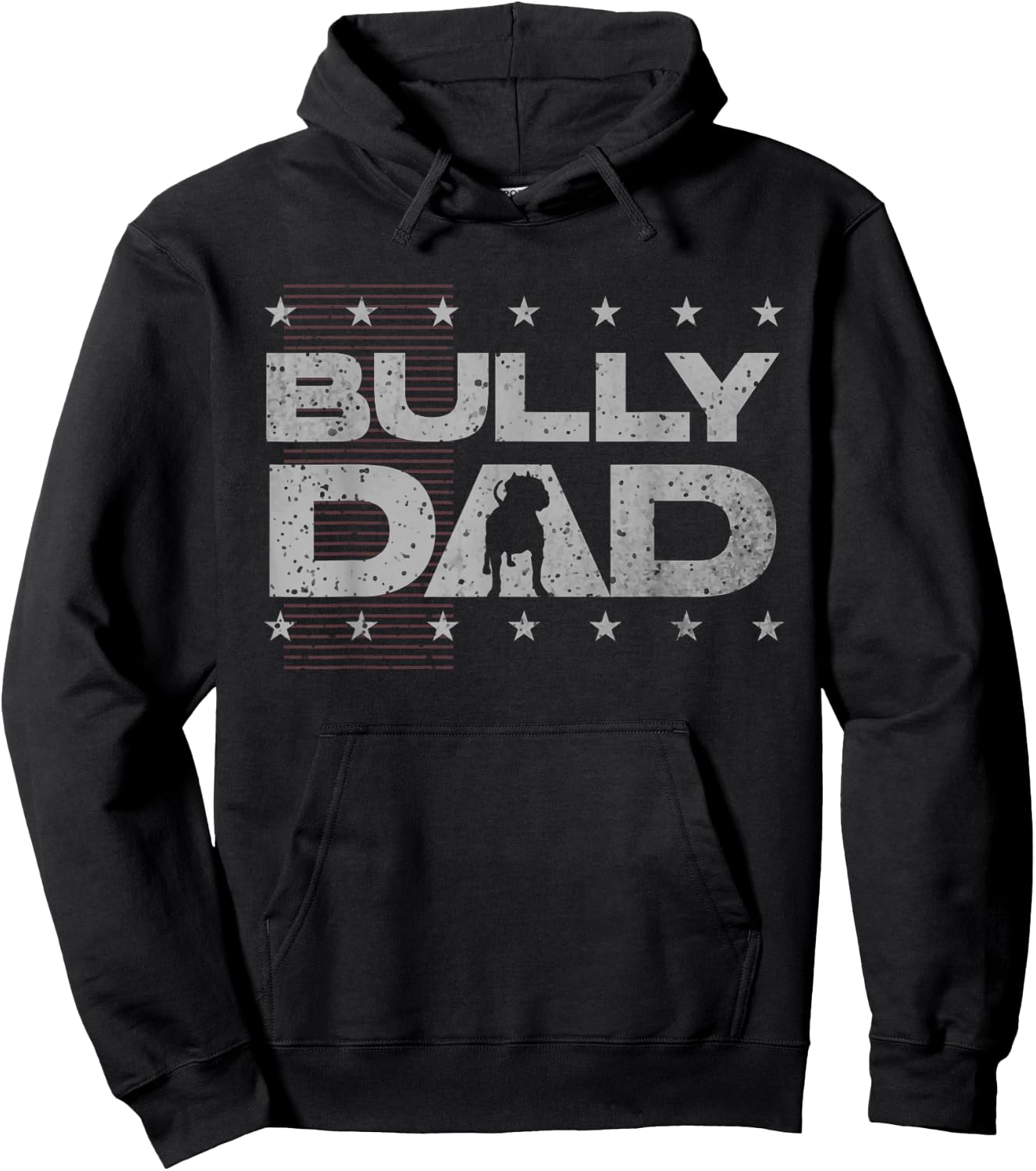 Bully dog lover or american bulldog or American Bully Hoodie - Hoodie | Black