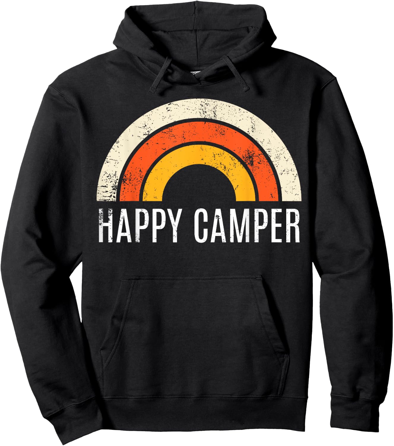 Happy Camper Shirt. Shirts Shirts Graphic Hoodie - Hoodie | Black
