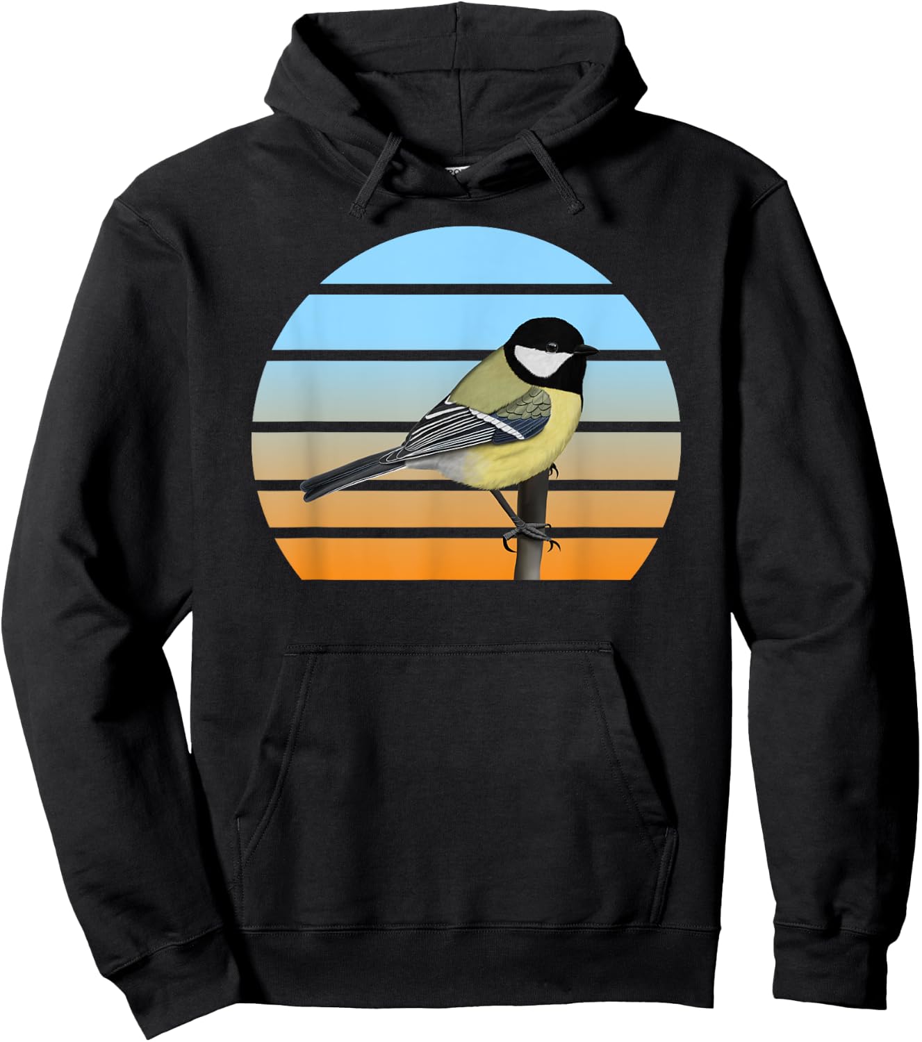 Chickadee Bird Birdlover Birdwatcher Animal Biologist Birder Hoodie - Hoodie | Black