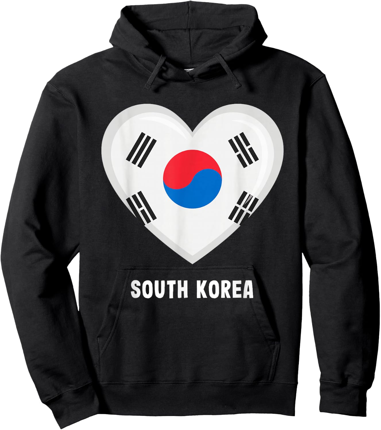 South Korea Flag Shirt | South Korea Hoodie - Hoodie | Black