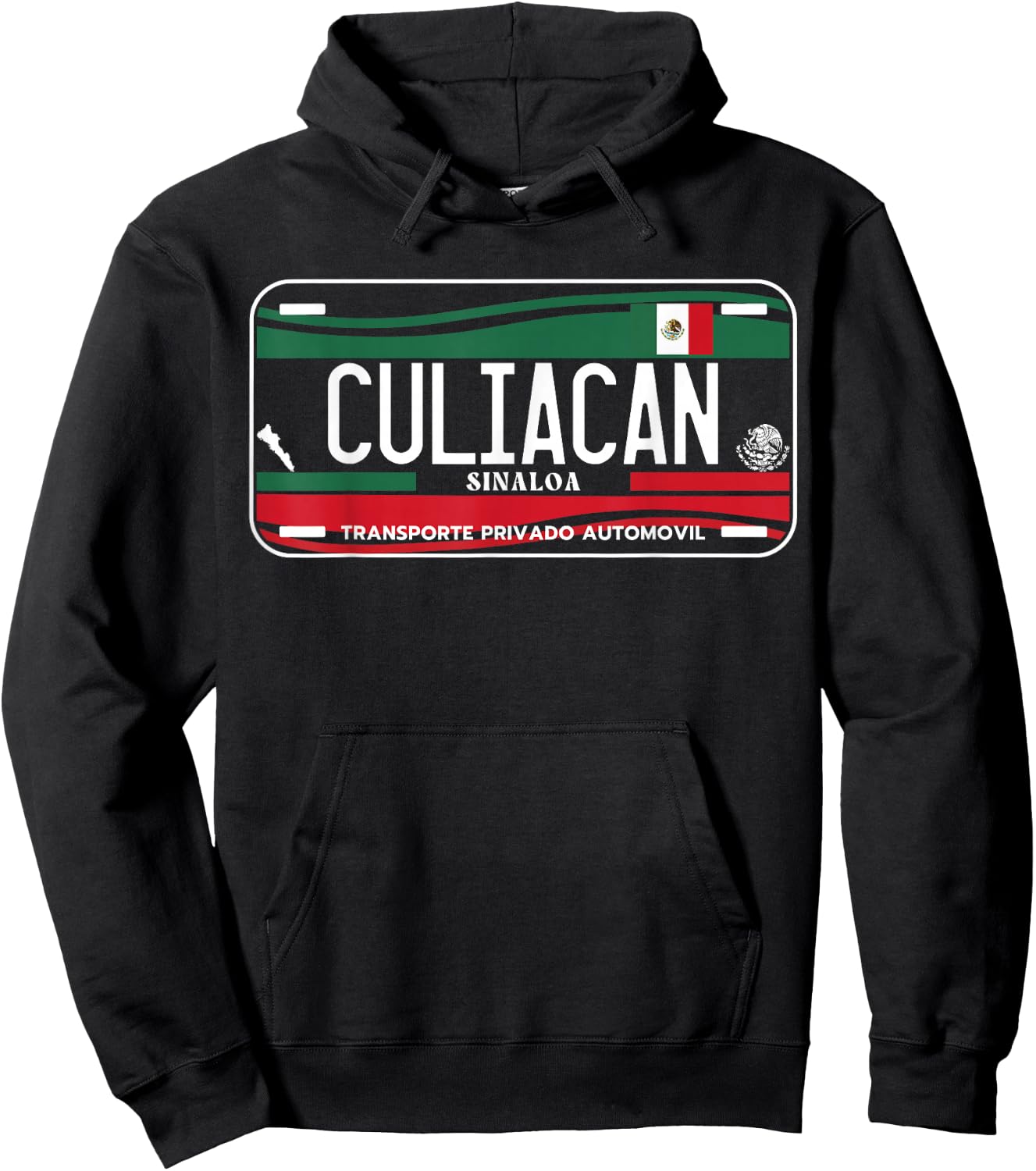 Culiacan Sinaloa License Plate Aesthetic, Culiacan Hoodie - Hoodie | Black