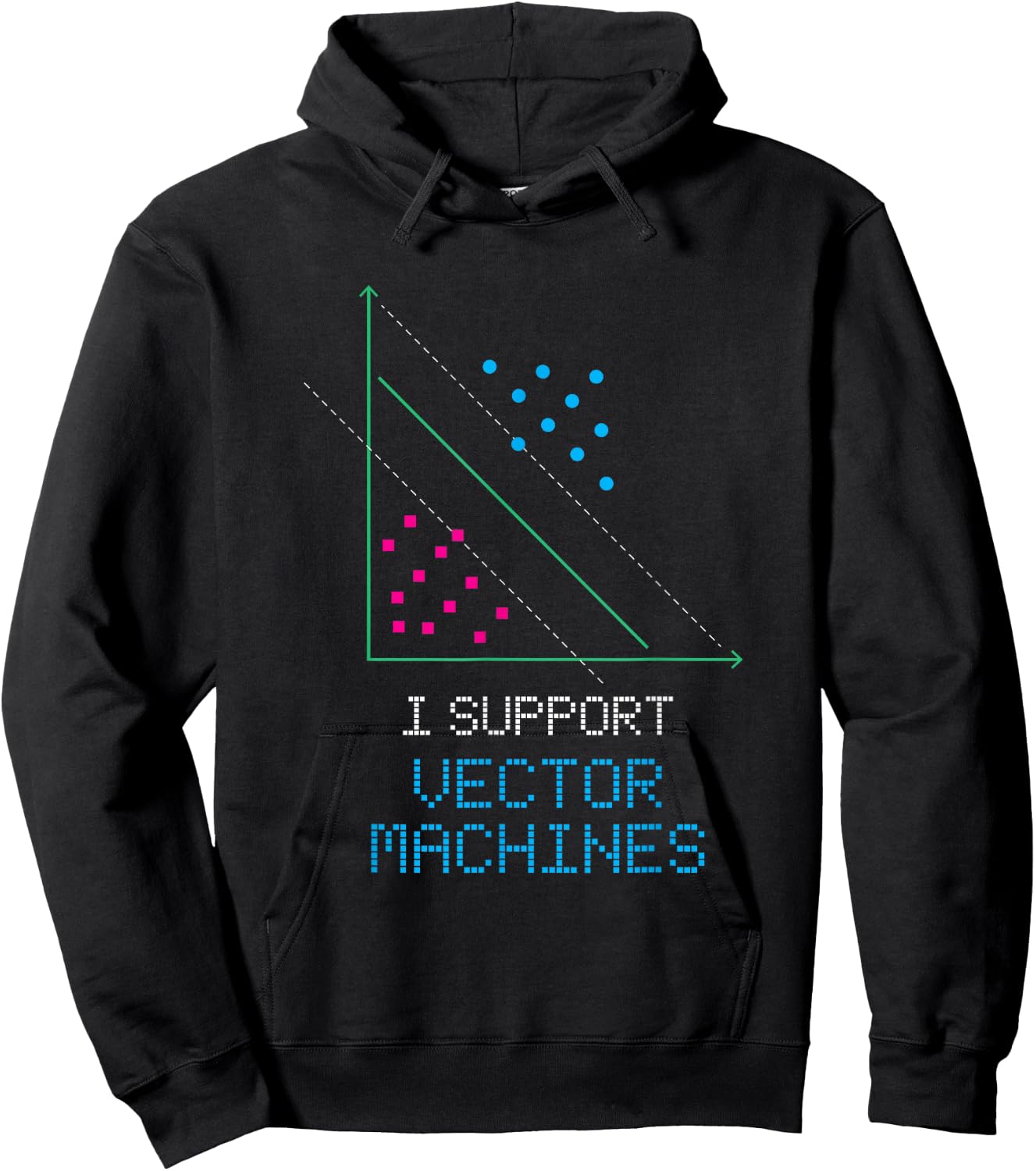 I Support Vector Machine Hoodie - Hoodie | Black