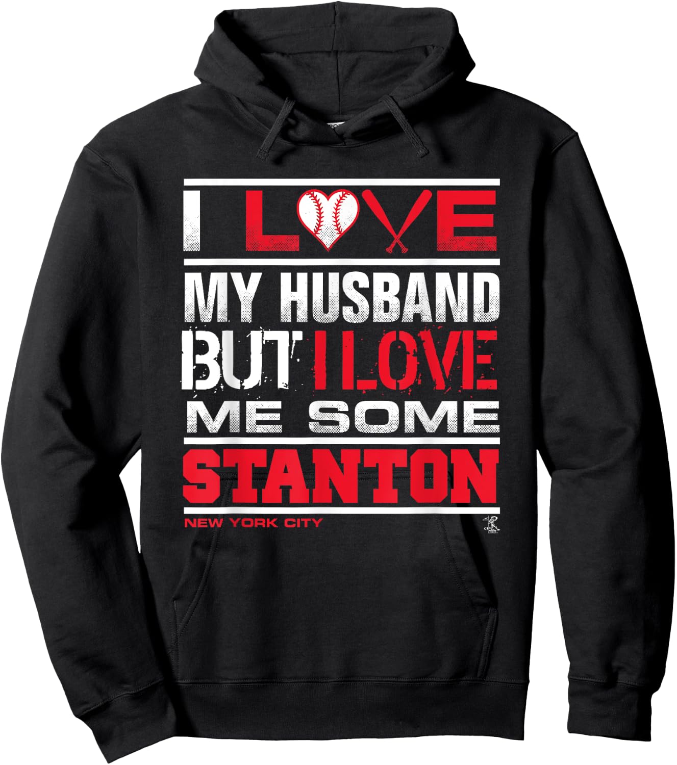 Giancarlo Stanton I Love My Husband Gameday Hoodie - Hoodie | Black