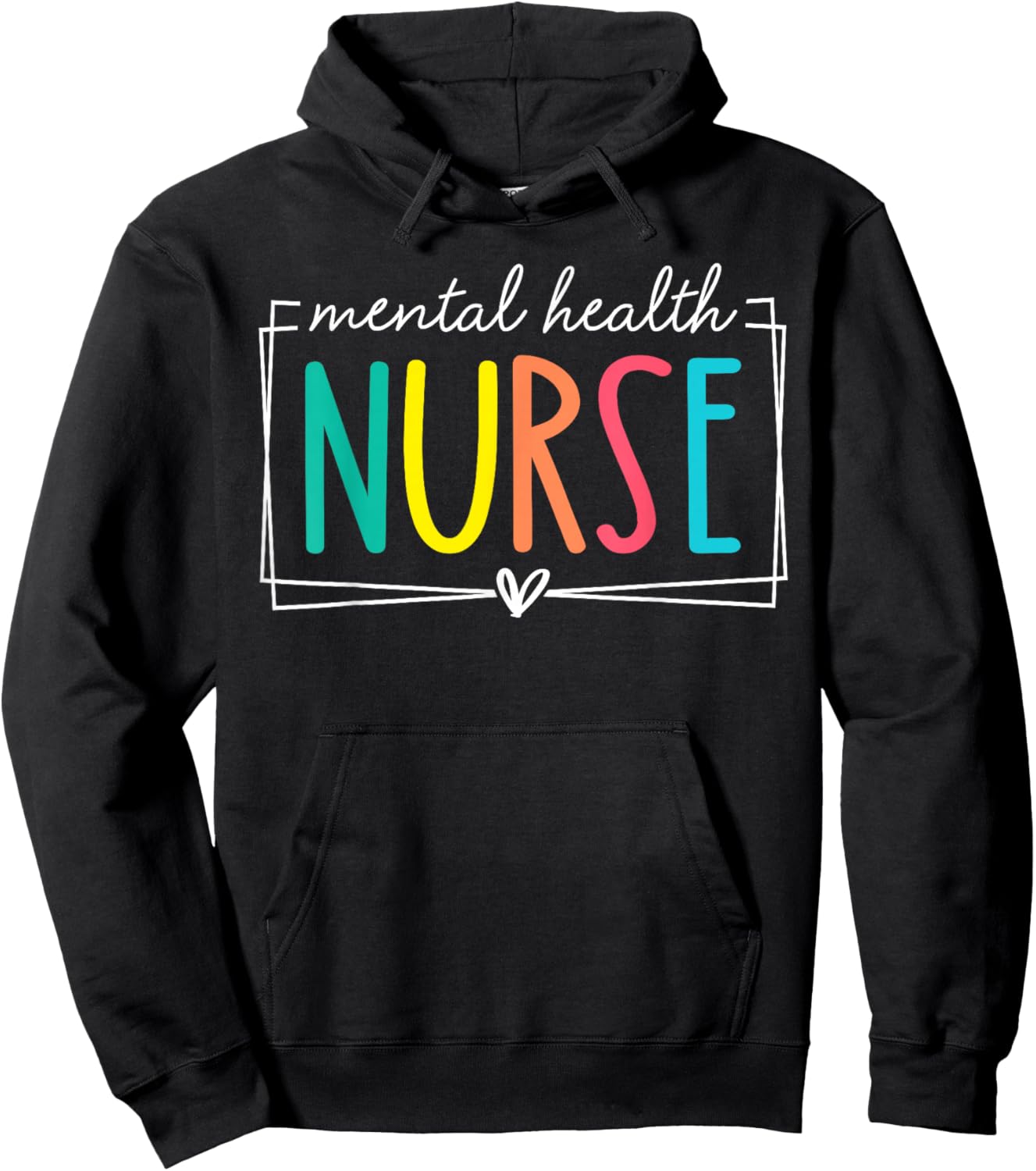 Mental Health Nurse Staff Psych Nurse Nursing Appreciation Hoodie - Hoodie | Black