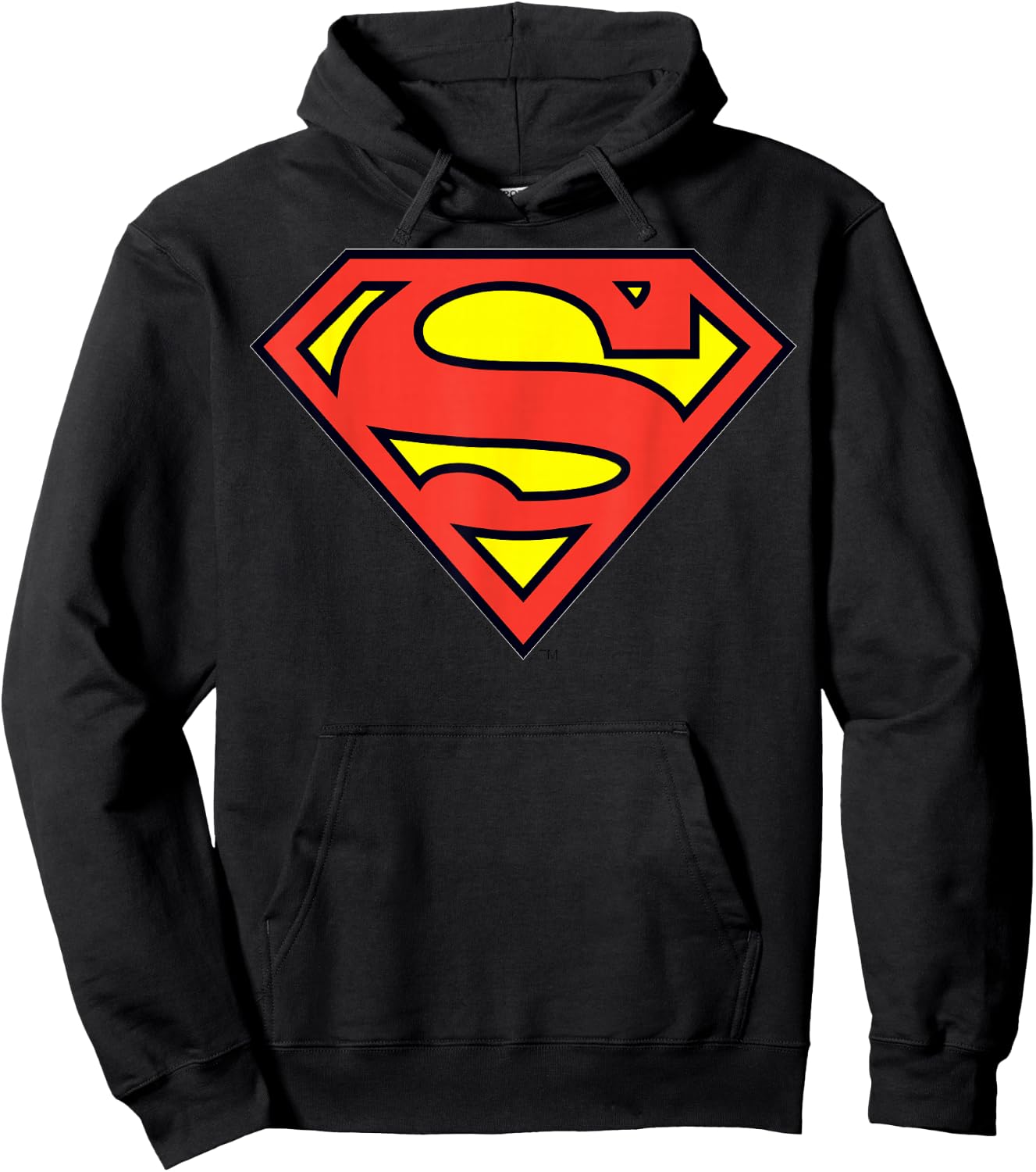 DC Comics Superman Classic Chest Logo Small Hoodie - Hoodie | Black