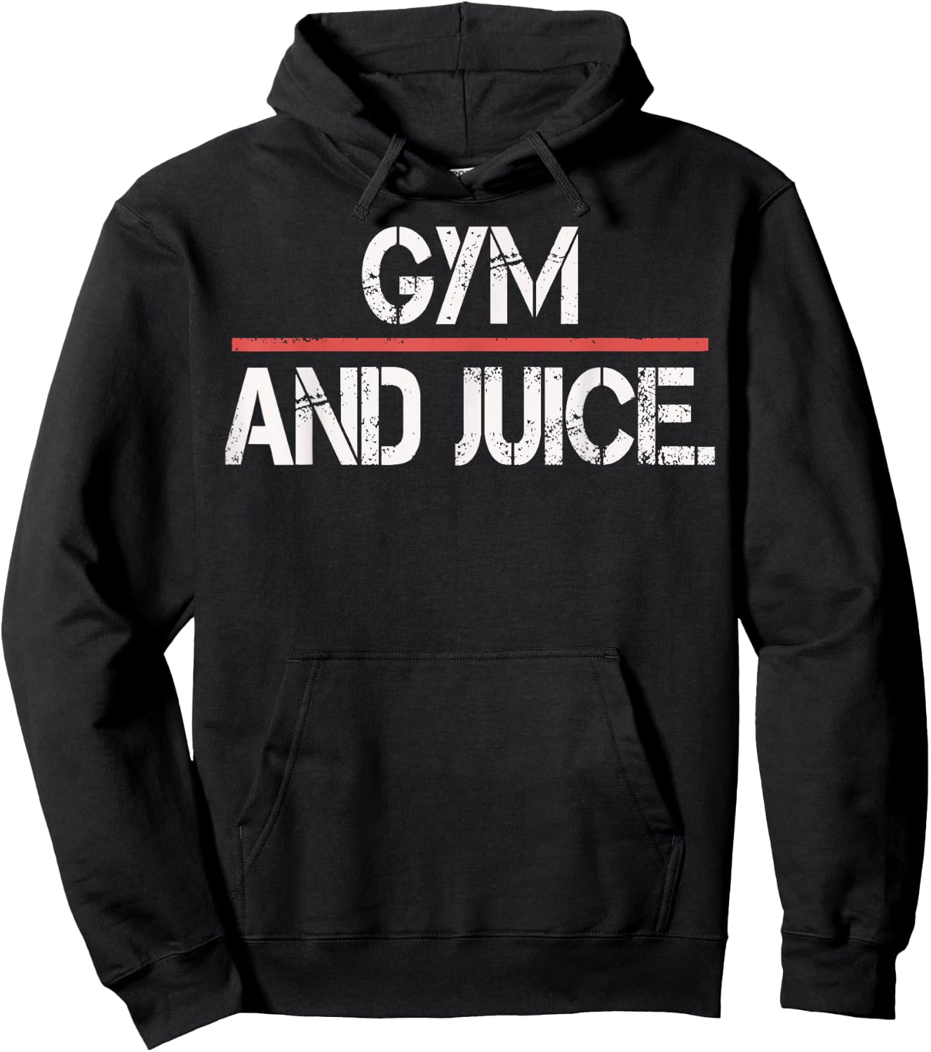 Gym Workout Shirt- Fitness Exercise Lover Gym And Juice Hoodie - Hoodie | Black