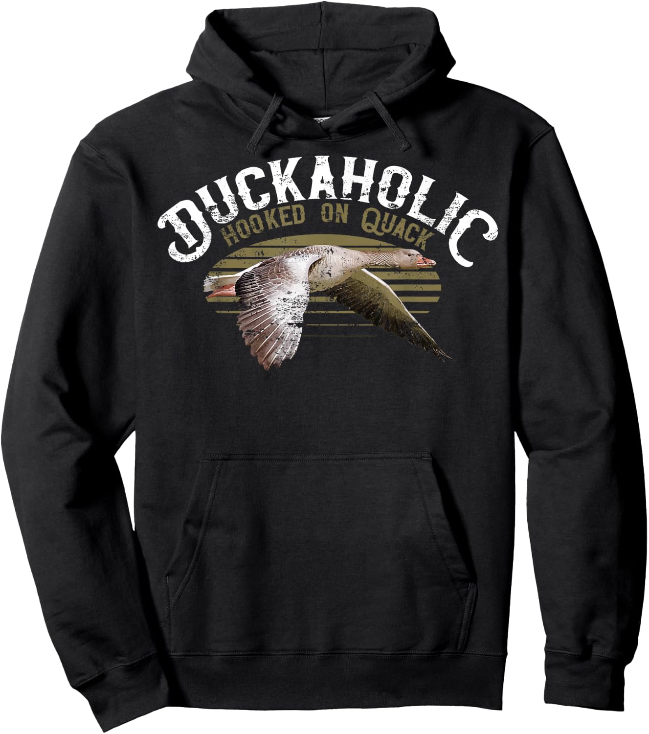 Quack Duck Hunter Duckaholic Gift design Hoodie - Hoodie | Black