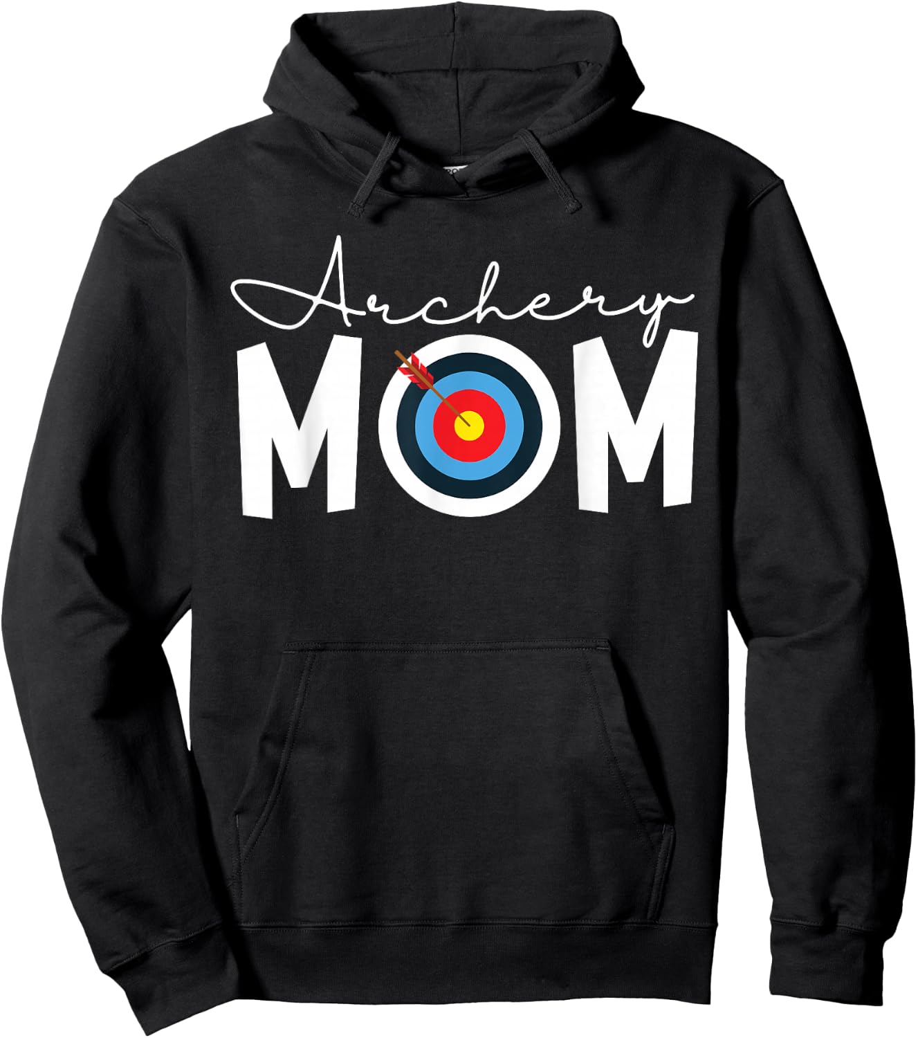 Archery Mom Bow Arrow Shooting Sports Hunter Women Hoodie - Hoodie | Black