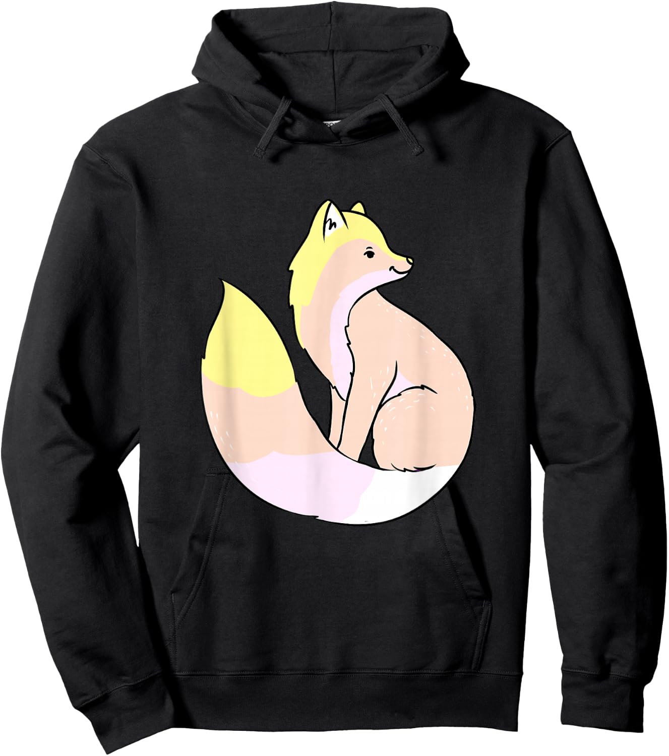 Pangender Fox Pangender Pride Hoodie - Hoodie | Black