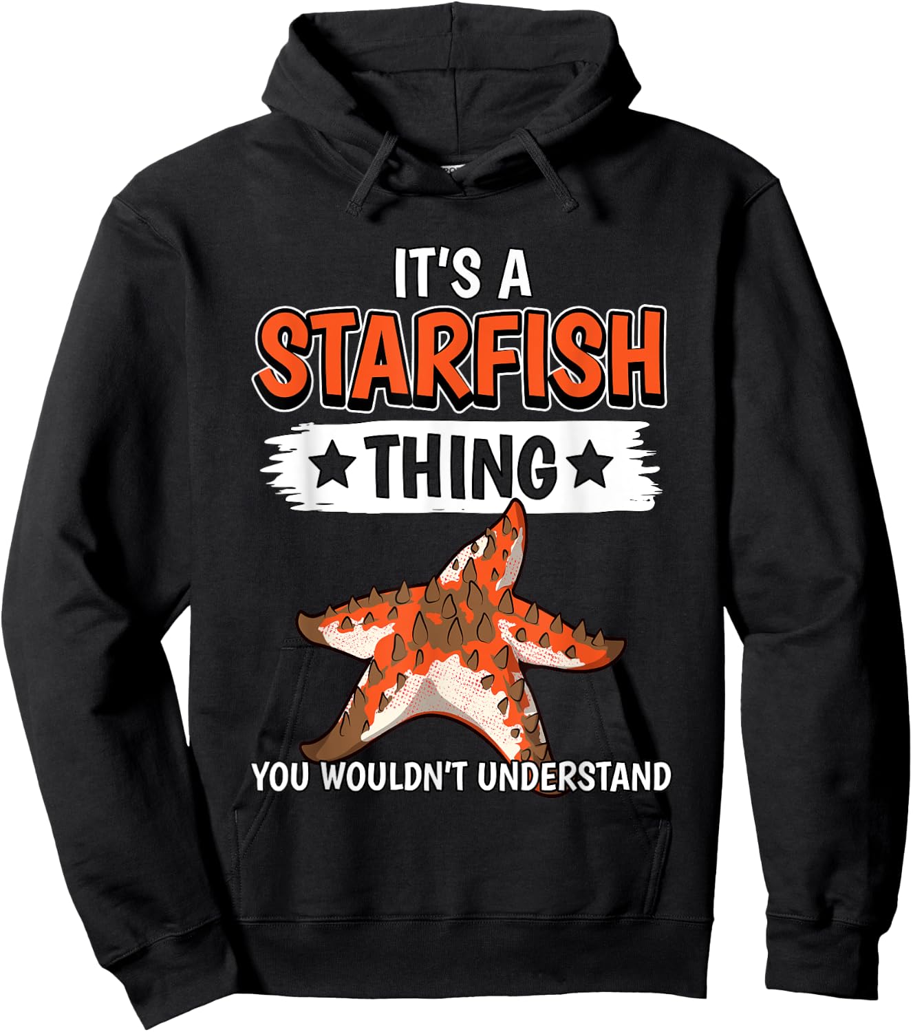 Starfish Quote It's A Starfish Thing Starfish Hoodie - Hoodie | Black