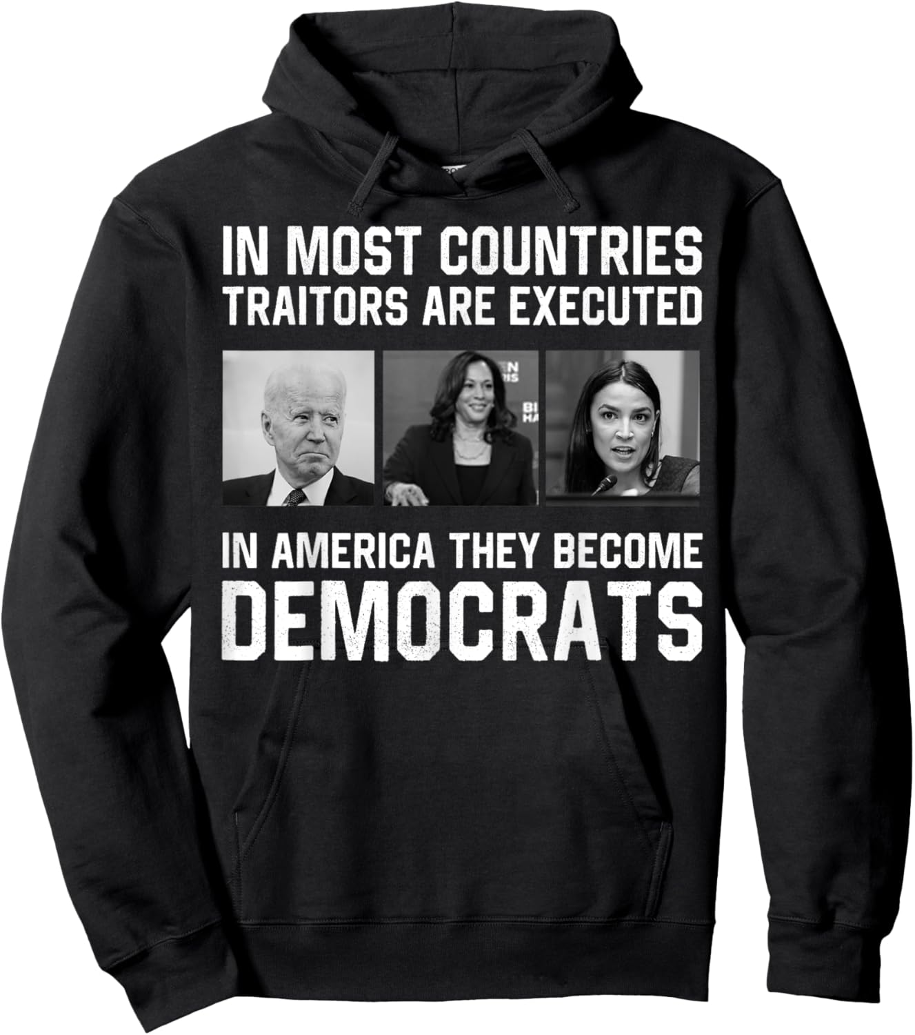 In Most Countries Traitors Are Executed In America Hoodie - Hoodie | Black