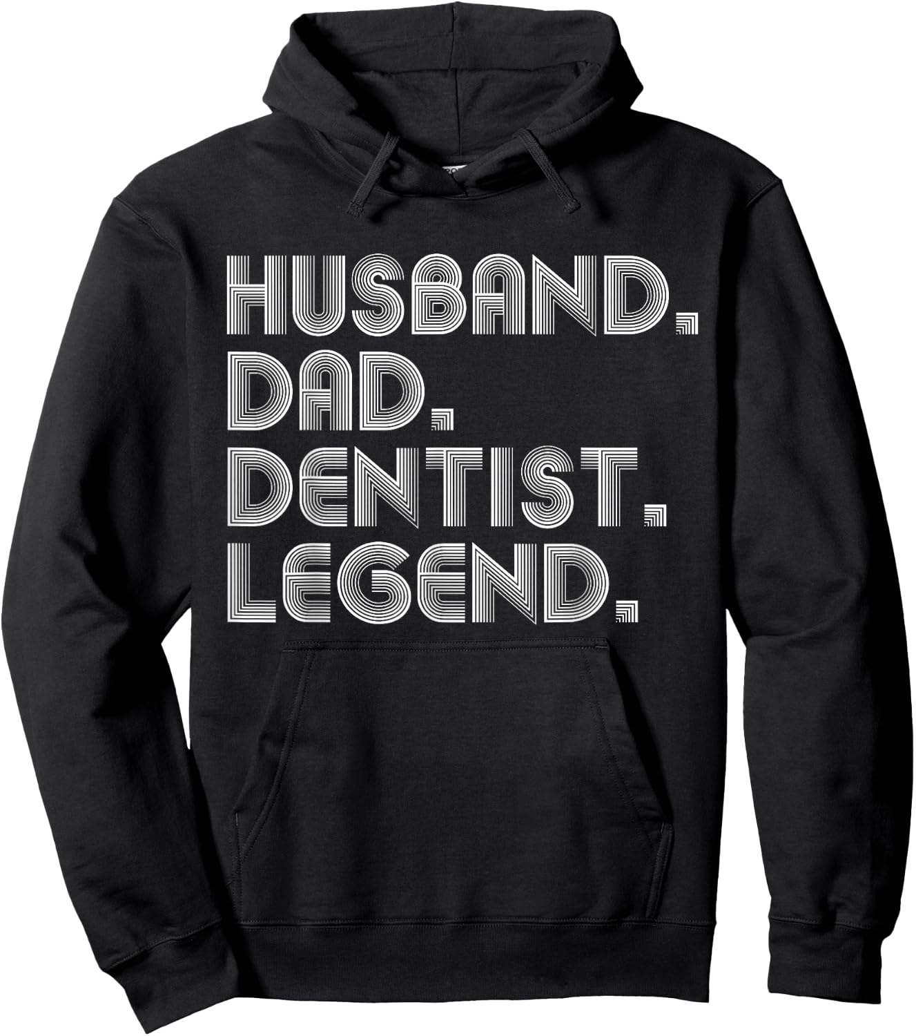 Husband Dad Dentist Funny Dental Assistant Hoodie - Hoodie | Black
