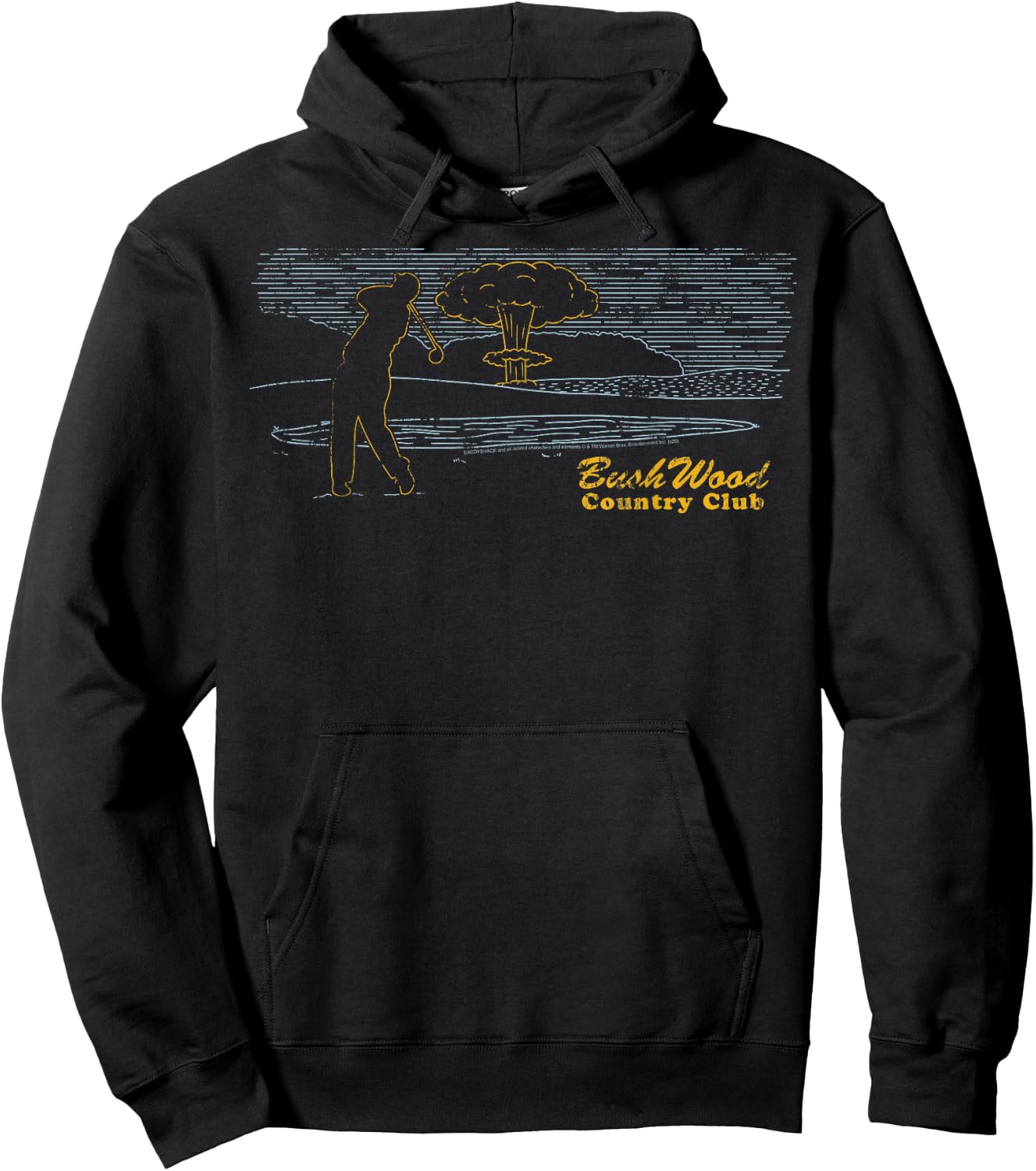 Caddyshack Bushwood Country Club Explosion Hoodie - Hoodie | Black