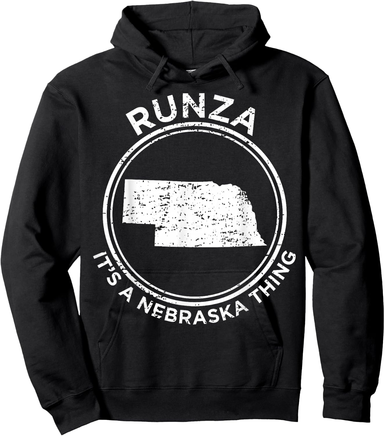 It's A Nebraska Thing Runza Hoodie - Hoodie | Black