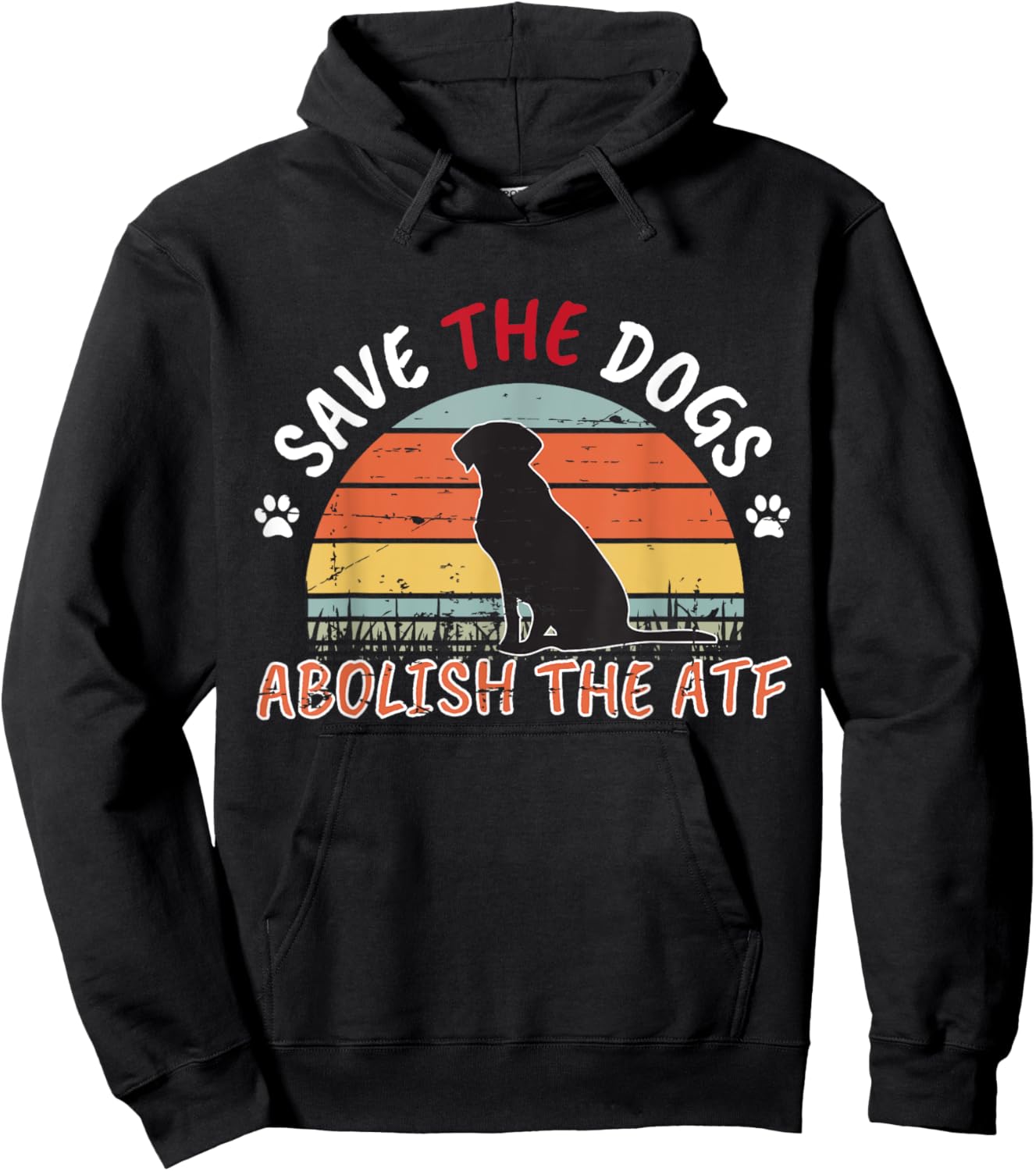 Save the Dogs Abolish The ATF Hoodie - Hoodie | Black
