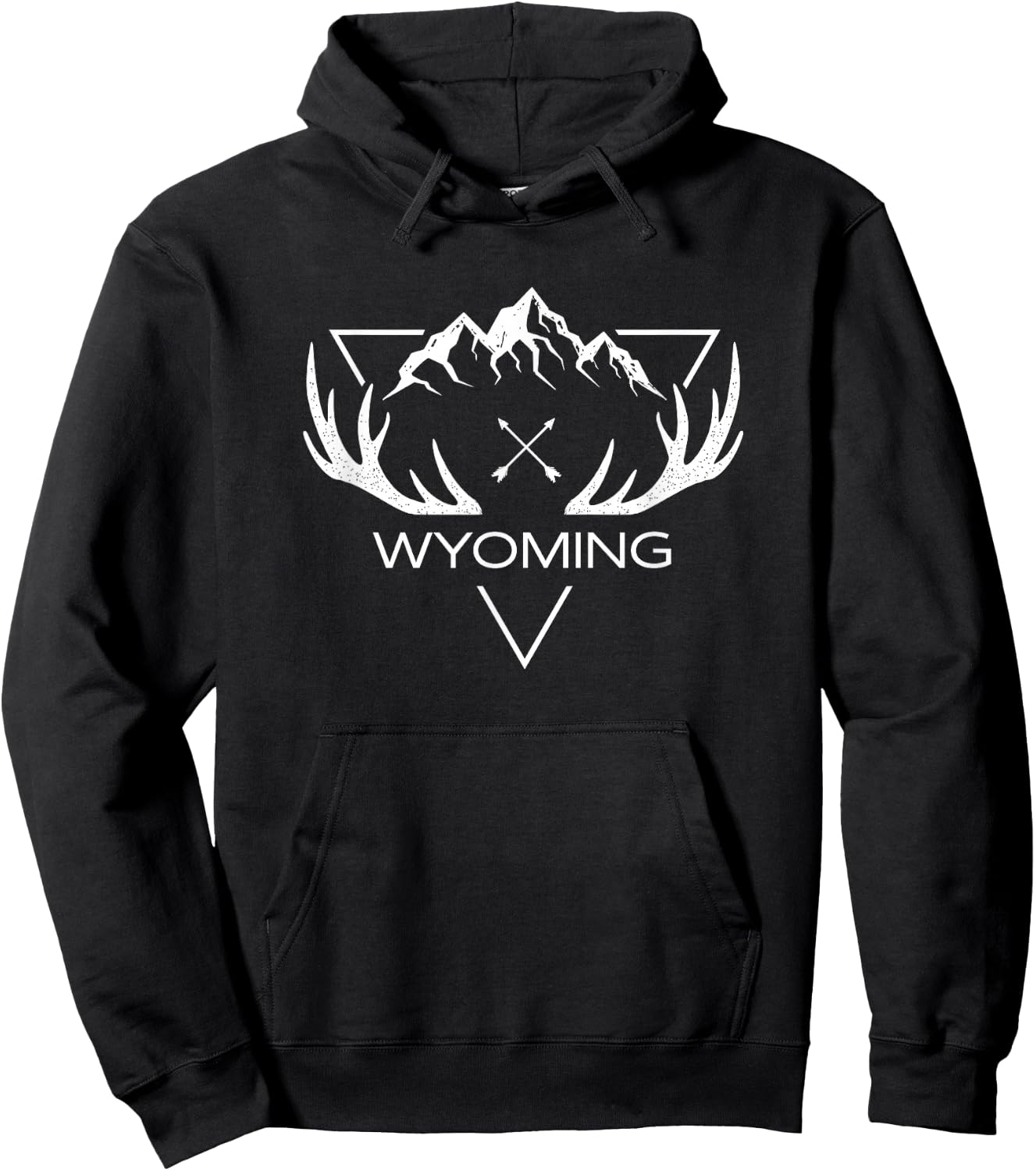 Wyoming | Wyoming Deer Elk Gift | Wyoming Hoodie - Hoodie | Black