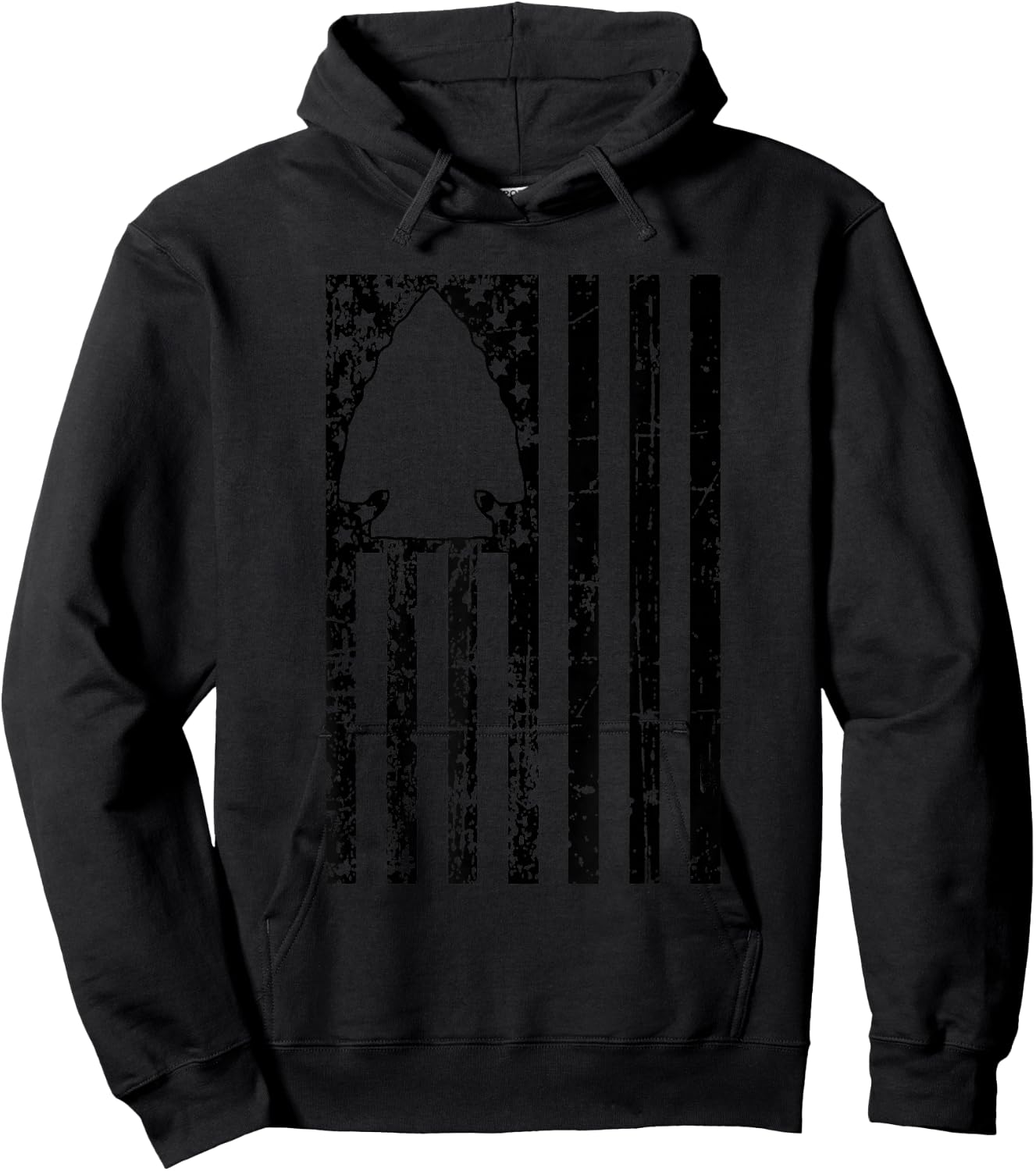 Arrowhead Collector American Flag Arrowhead Hunting Hoodie - Hoodie | Black