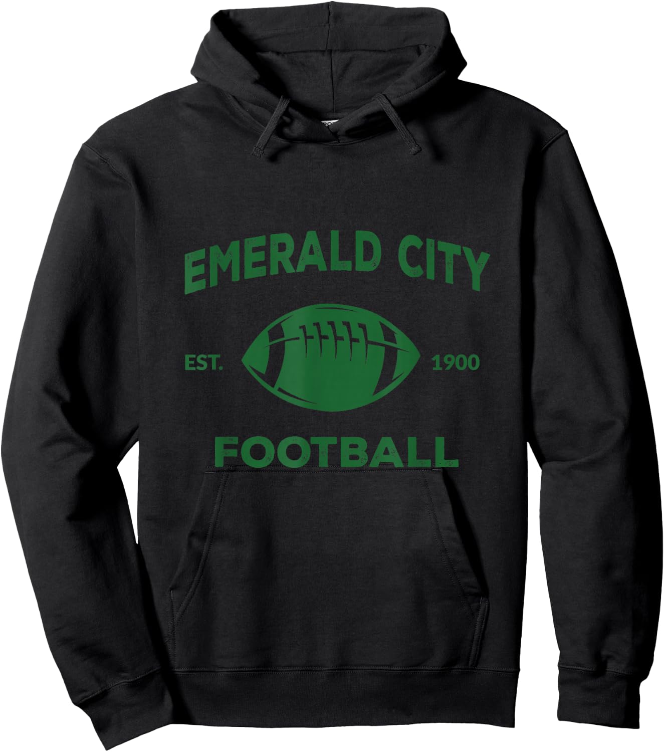 Wizard of Oz Emerald City Football Costume Gift Hoodie - Hoodie | Black
