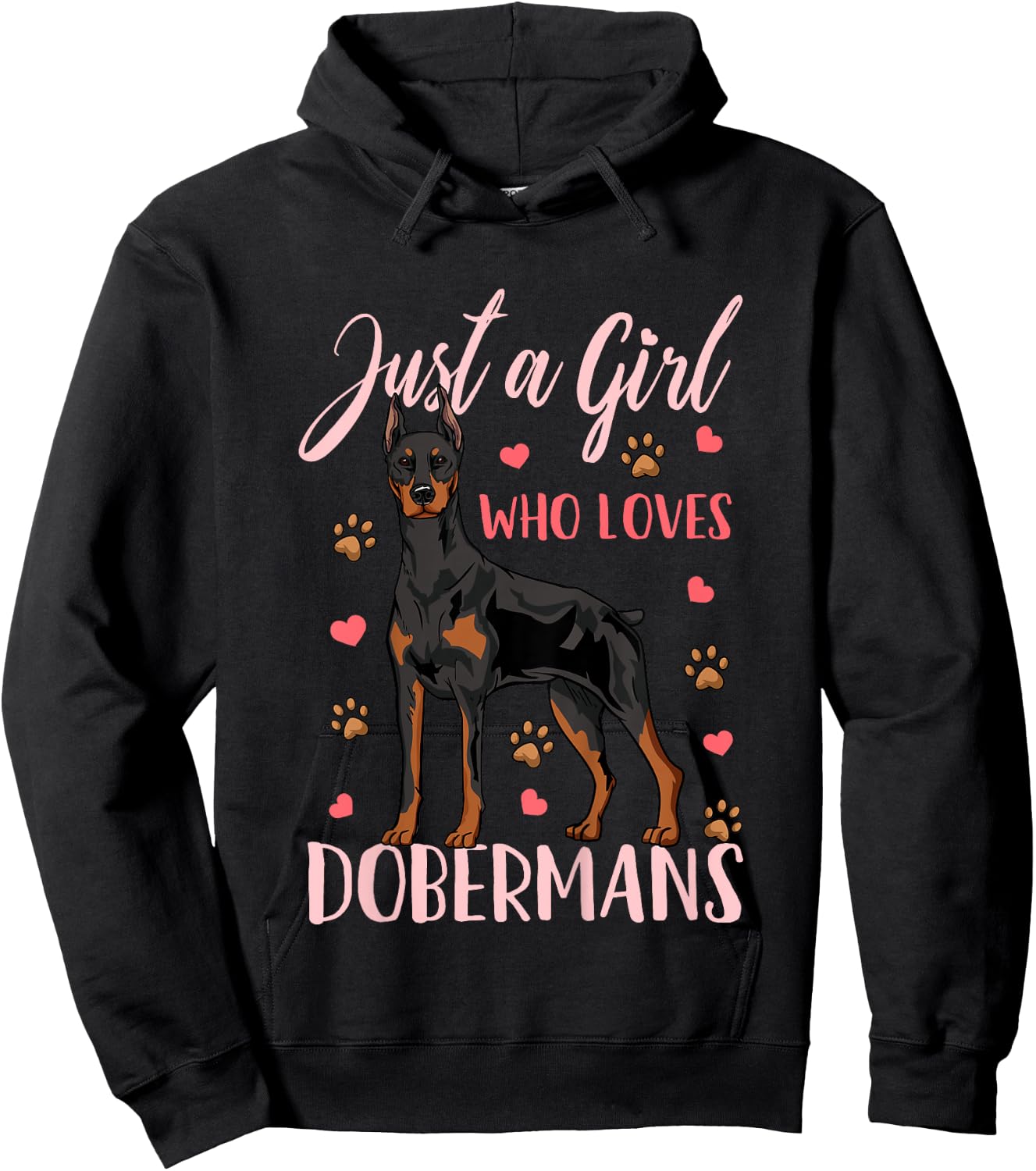 Kids Doberman Gift Hoodie - Hoodie | Black