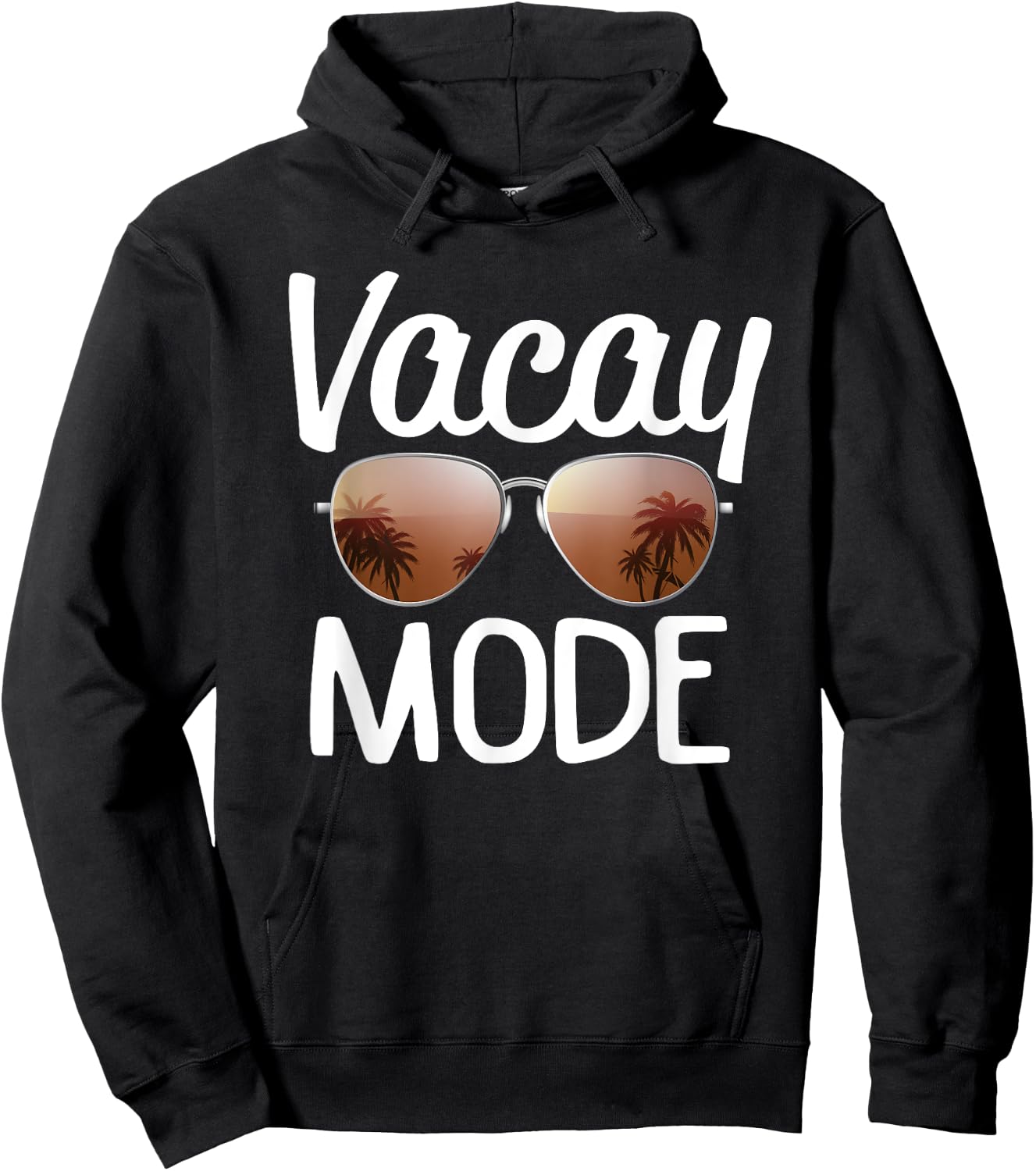 Vacay Mode T Shirt Funny Family Vacation Gift Men Women Hoodie - Hoodie | Black