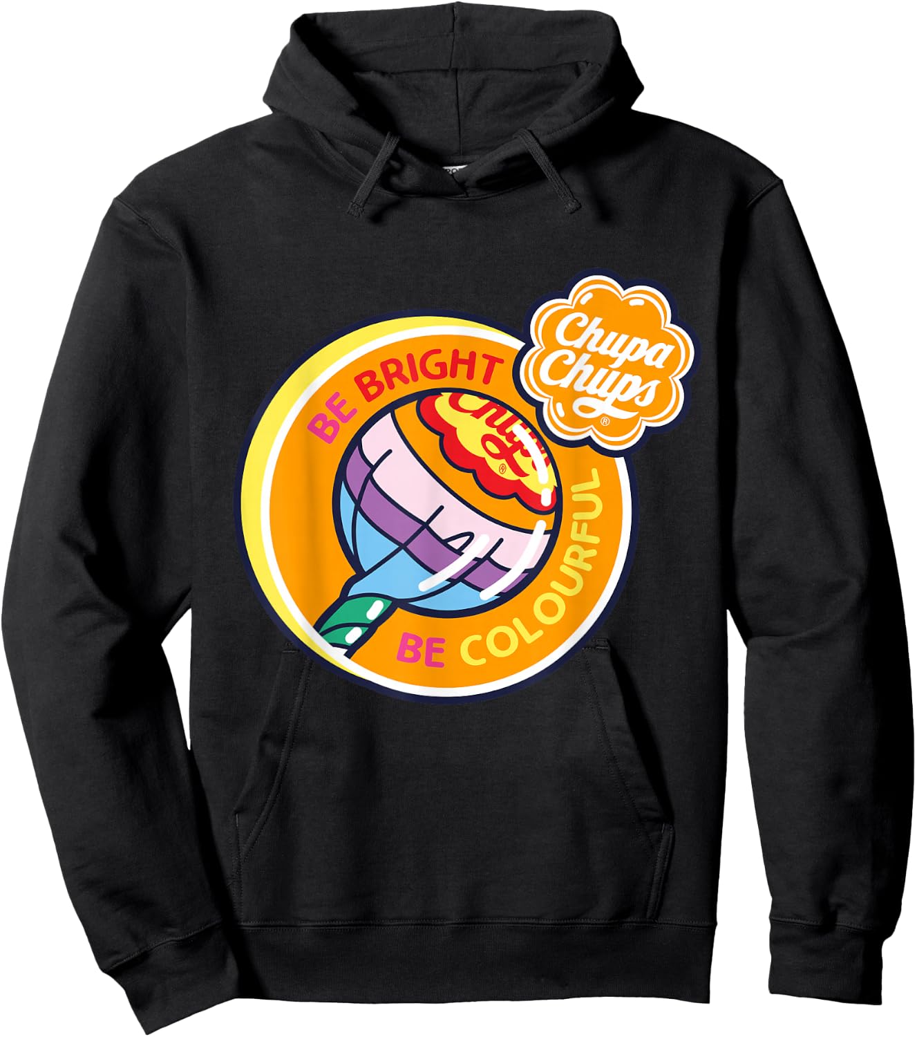 Chupa Chups Bright and Colorful Hoodie - Hoodie | Black