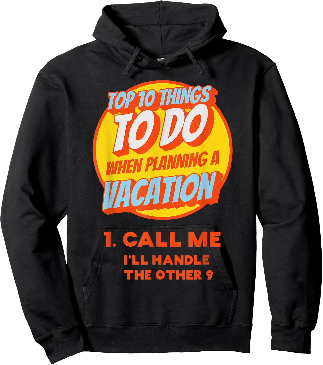 Funny Travel Agent Shirt Gift Planning Vacation Hoodie - Hoodie | Black